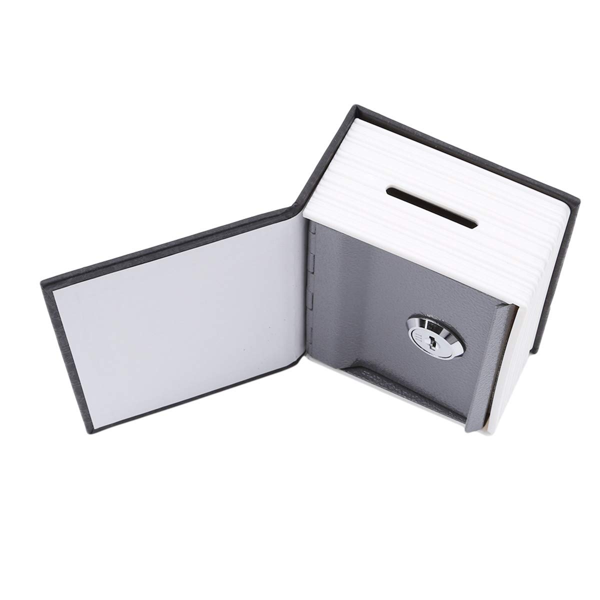 Small Book Safe with Key Lock - Dictionary Diversion Secret Storage Box for Cash & Valuables - Perfect for Home, Office & Travel Security