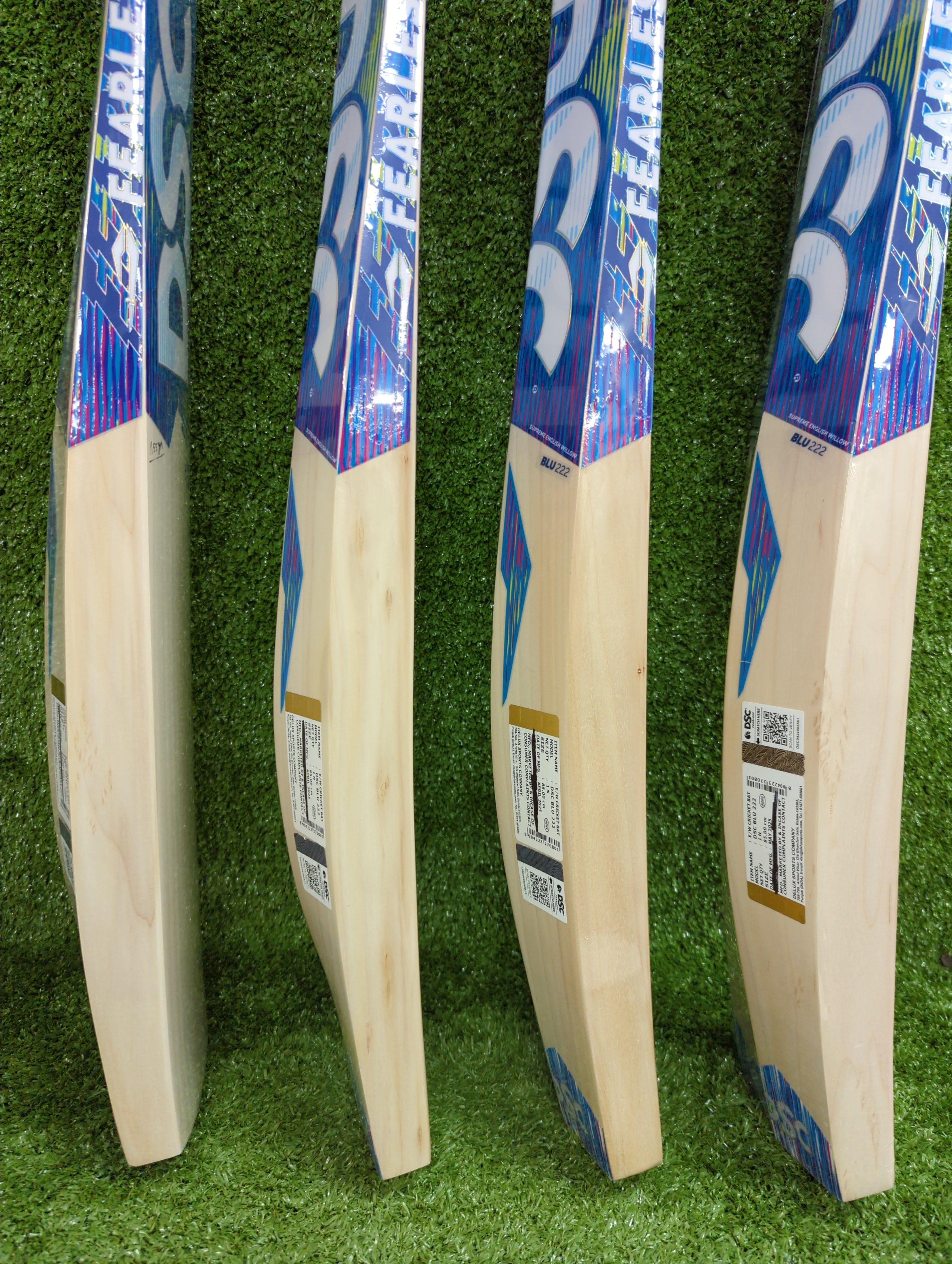 Premium DSC Blu 222 English Willow Cricket Bat for Adults - Professional Grade Cricket Equipment for Matches & Practice Sessions