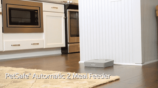 Automatic 2 Meal Pet Feeder - Programmable Dog & Cat Food Dispenser with Timer - Perfect for Home, Office & Travel Use
