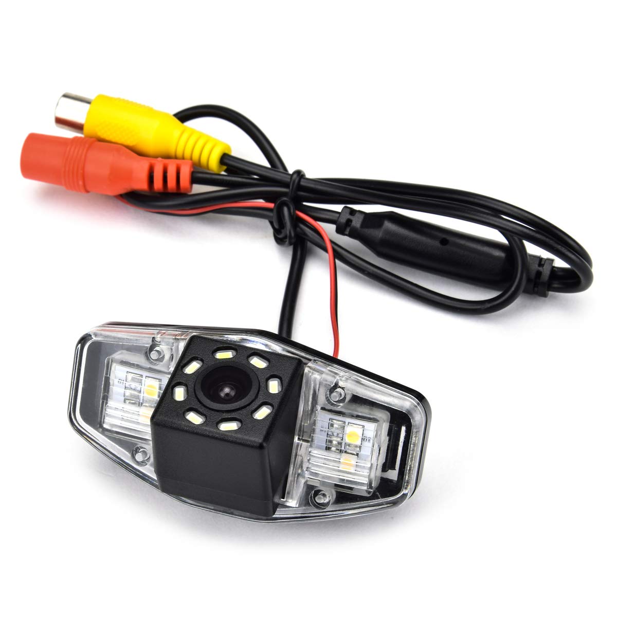 8 LED Waterproof Shockproof Reversing Backup Camera for Honda Accord/Inspire/Spirior/Civic VII VIII/City 4D - HD Night Vision Parking Aid for Safe Driving & Easy Installation