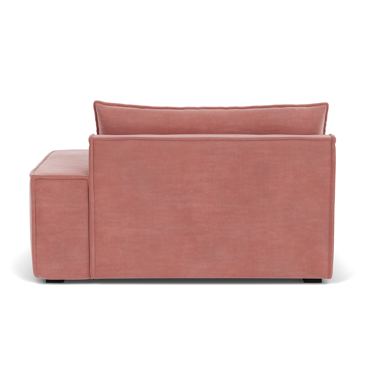 Daphne Velvet 1 Seater Right Arm Modular Sofa - Modern Living Room Furniture for Small Spaces, Apartments & Studios | Comfortable Single Seater Couch with Adjustable Design