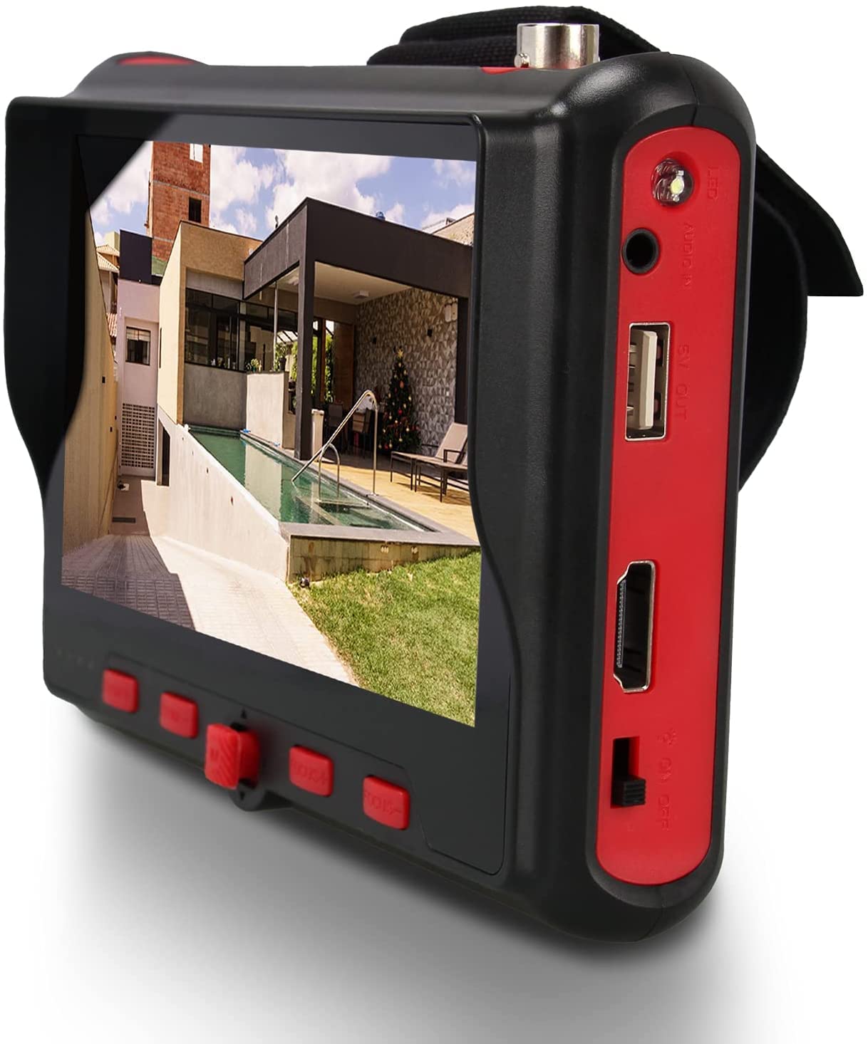 Upgraded Portable Wrist CCTV Tester with 5