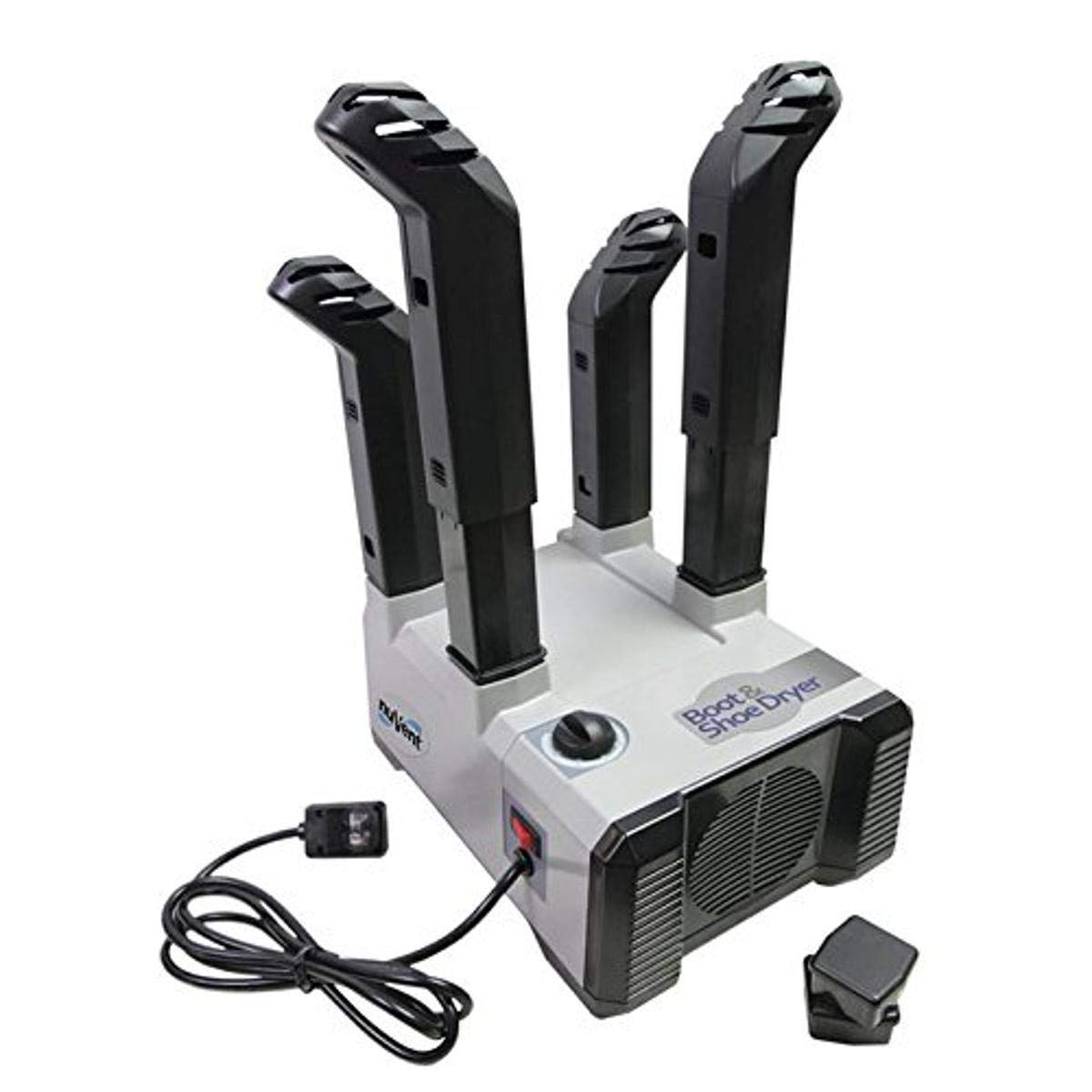 Maxxair SD1001 Black Boot and Shoe Dryer - 120V Electric Footwear Dryer for Boots, Shoes & Gloves - Perfect for Hiking, Hunting, Work & Winter Sports
