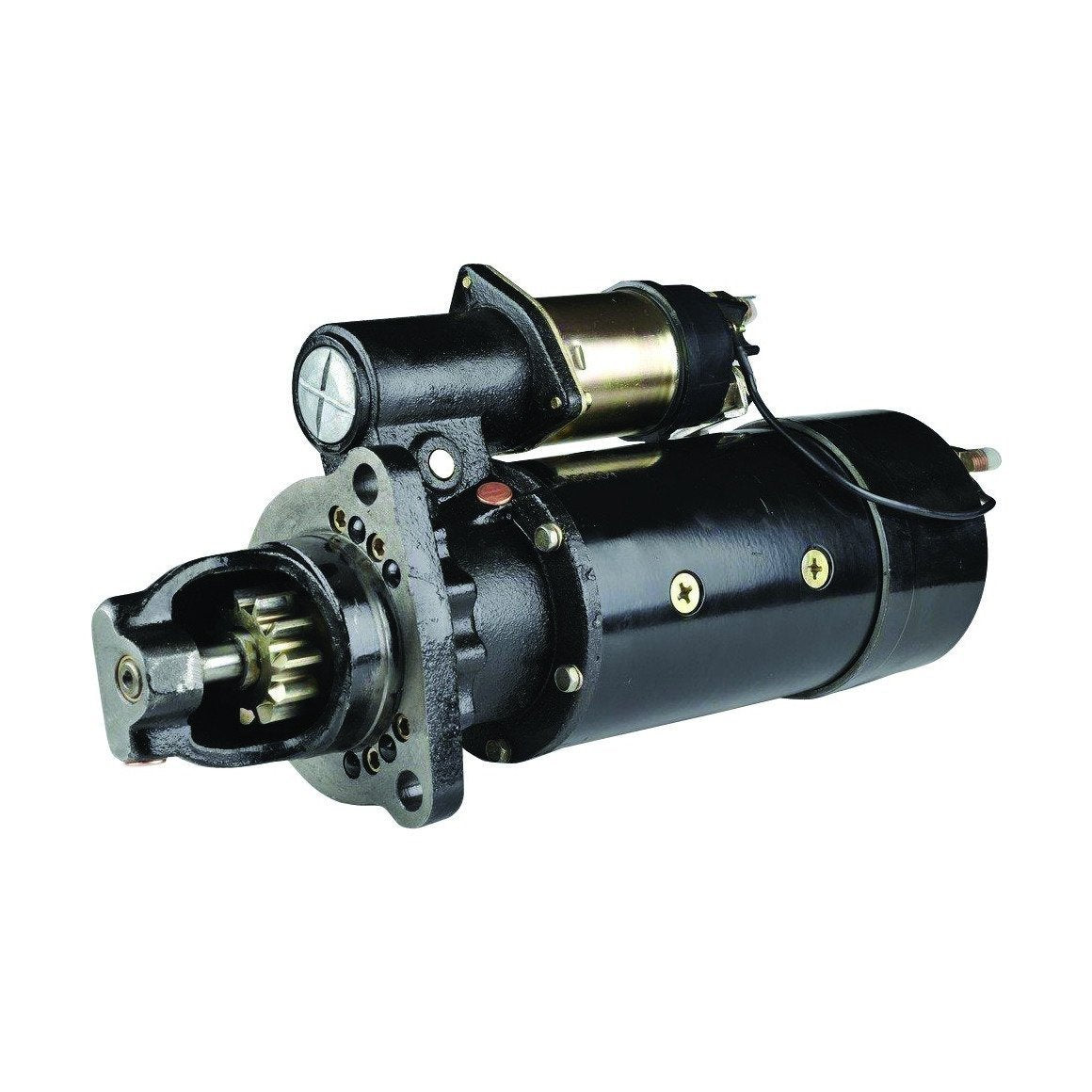 Fortpro 42MT Starter 24V 38 Degrees 11 Teeth Compatible with Mack Truck MR R RB RD RL RM RS Series | Replaces Delco 1990456 & F235409 | Heavy Duty Truck Engine Starter for Reliable Cold Weather Performance