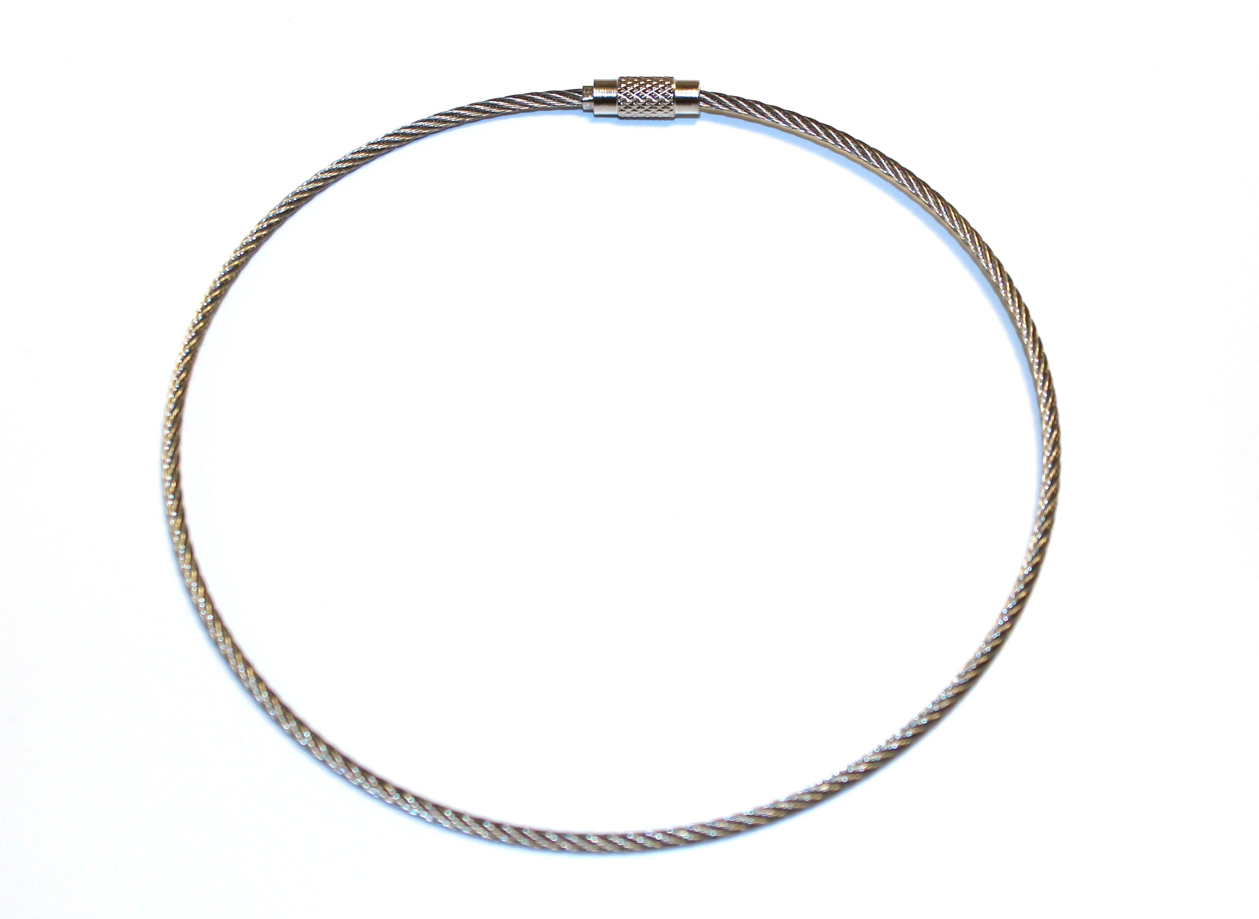 Durable A&P Steel Wire Key Rings - US Made for Home & Office Keys