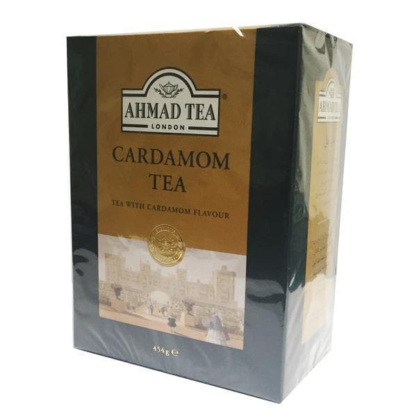 Premium Cardamom Tea by Ahmad Tea - 454g Loose Leaf Black Tea | Rich Aromatic Spiced Tea for Relaxation & Digestion | Perfect for Afternoon Tea & Evening Relaxation