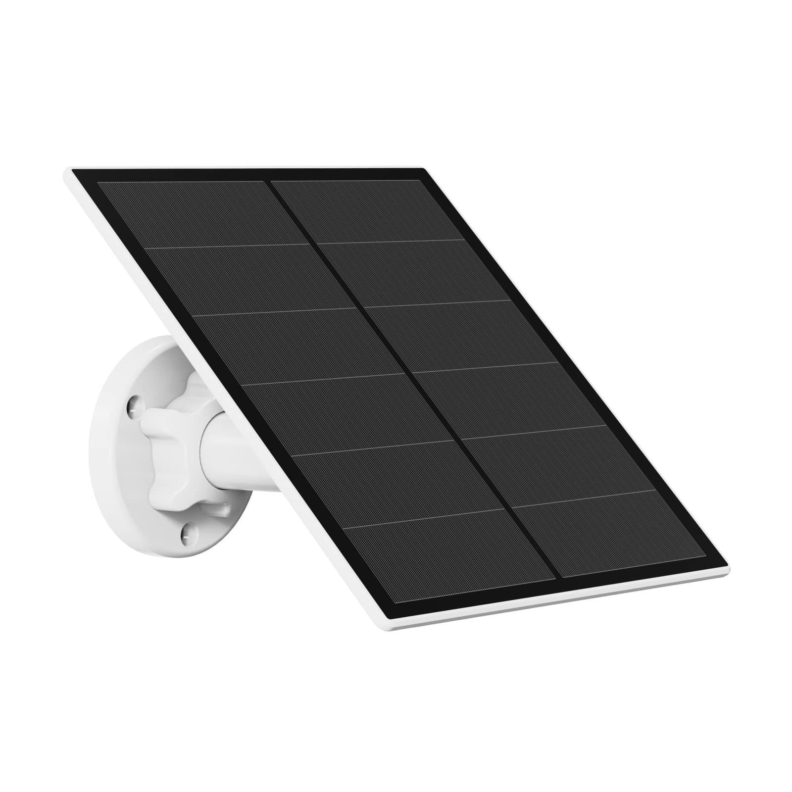 5W Solar Panel for Security Camera - Waterproof IP65, Adjustable Mount, 9.8ft Cable with Micro USB & USB-C Ports | Outdoor Rechargeable Power for DC 5V Cameras | Perfect for Home Security, Surveillance Systems & Off-Grid Monitoring