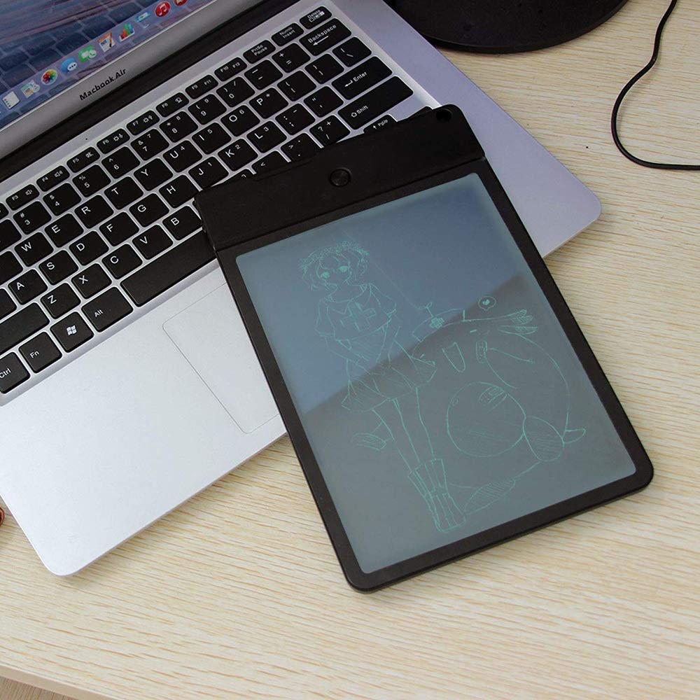 WSMLA 8.8 Inch LCD Writing Tablet - Digital Drawing Board with Transparent Screen & One-Touch Erase - Perfect for Kids Doodling, Office Notes, and Classroom Learning (Great Gift for Students & Artists)