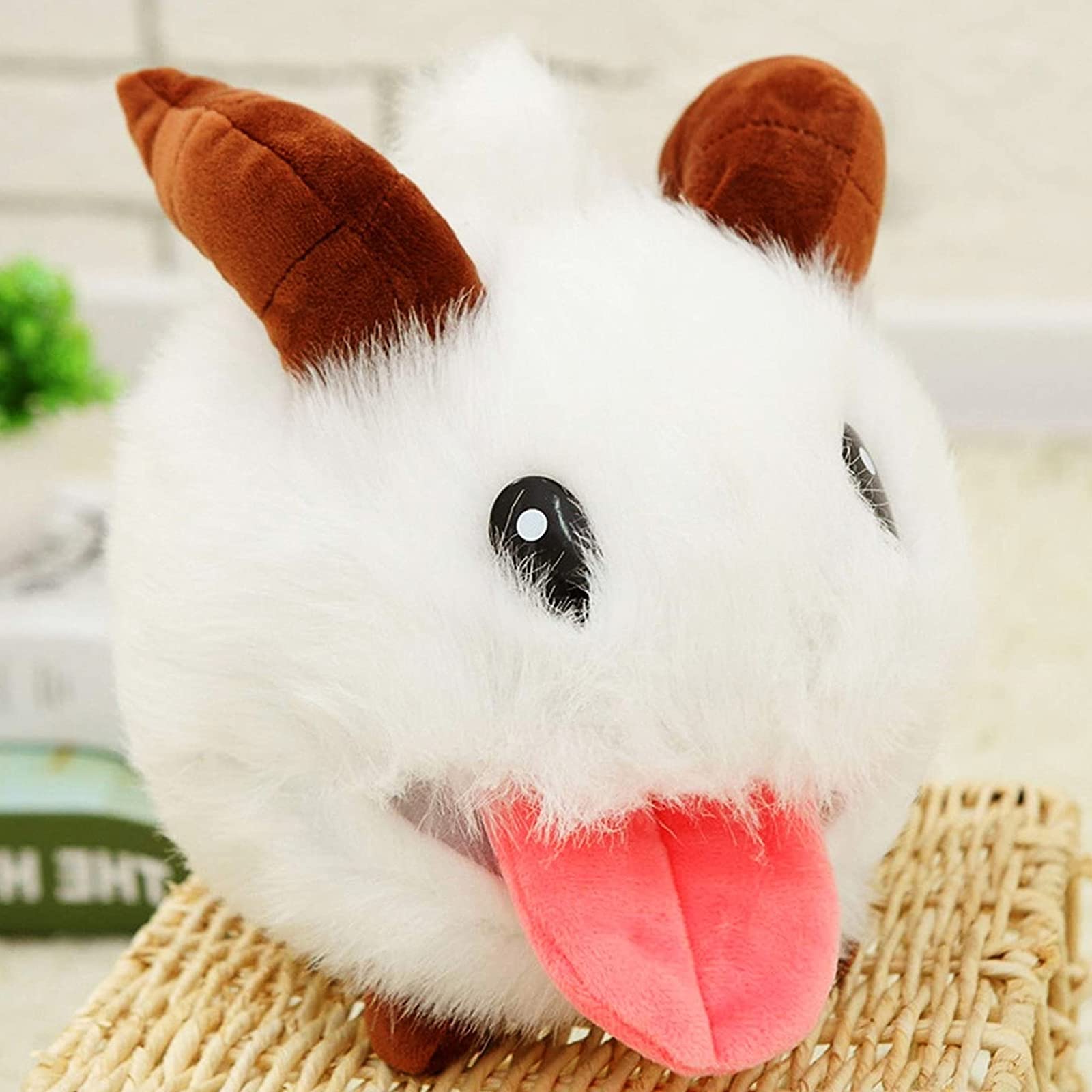 Cute Poro Plush Toy - Soft Stuffed Animal Doll for Kids, Ice Festival Collectible, Home & Bedroom Decor, Perfect Gift for Children - Great for Cuddling, Playtime, and Themed Parties