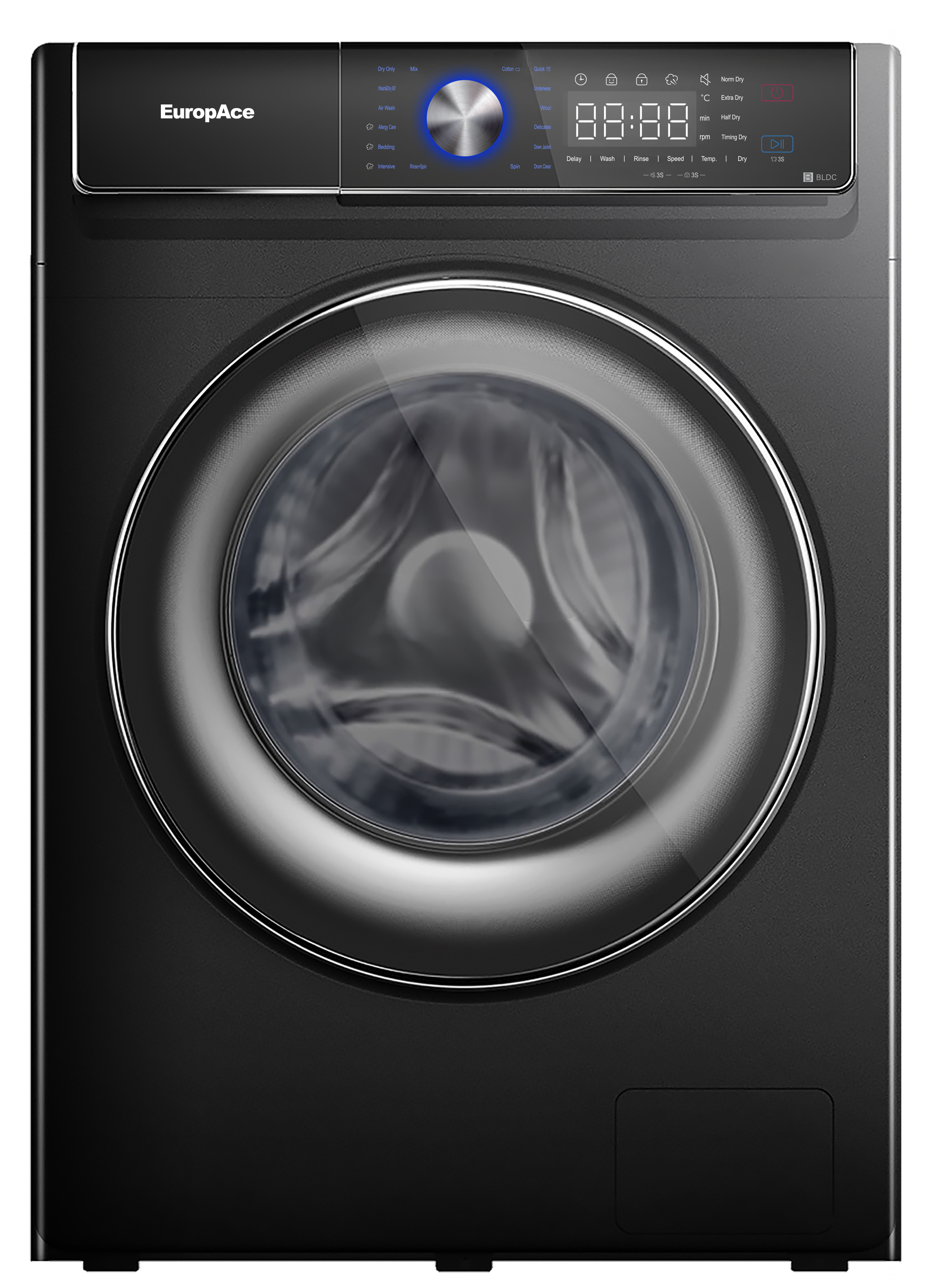 Europace EWD7851DBK 8kg/5kg Energy Efficient Washer Dryer Combo (4 Ticks) - Perfect for Small Apartments & Laundry Rooms