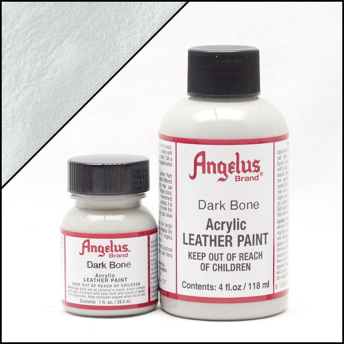 Angelus Dark Bone Leather Paint - 1oz (30ml) for Shoes, Bags & DIY Leather Crafting | High-Quality, Long-Lasting Finish