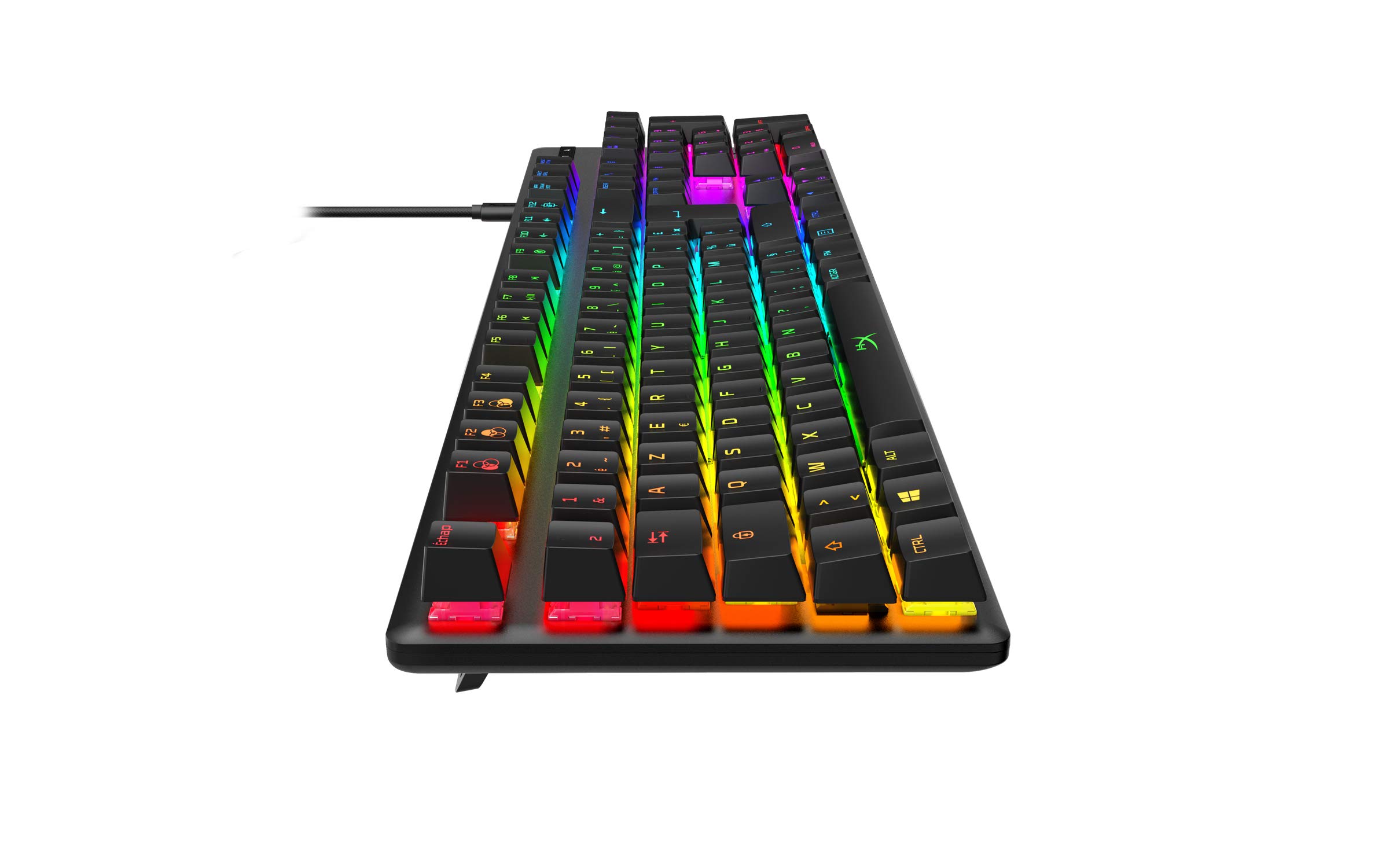 HyperX Alloy Origins RGB Mechanical Gaming Keyboard with Red Switches (AZERTY Layout) - Perfect for Competitive Gaming & Professional Typing