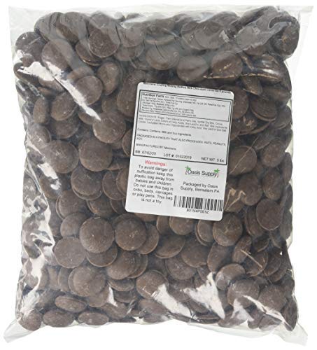 Merckens Coating Melting Wafers - Milk Chocolate Cocoa Lite 5 lb (Set of 4) - Perfect for Baking, Candy Making & Chocolate Dipping