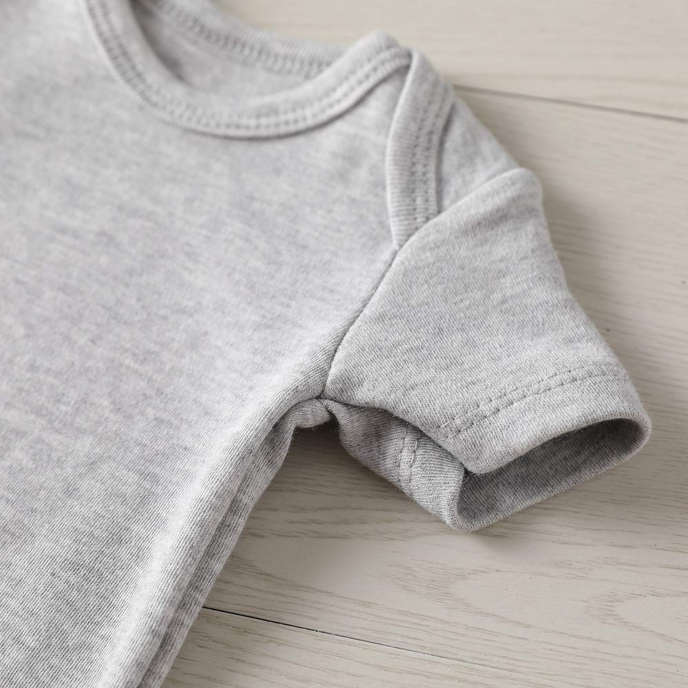 Funny Baby Bodysuit 0-3M - Unisex Love Nana Papa Outfit for Newborns & Infants