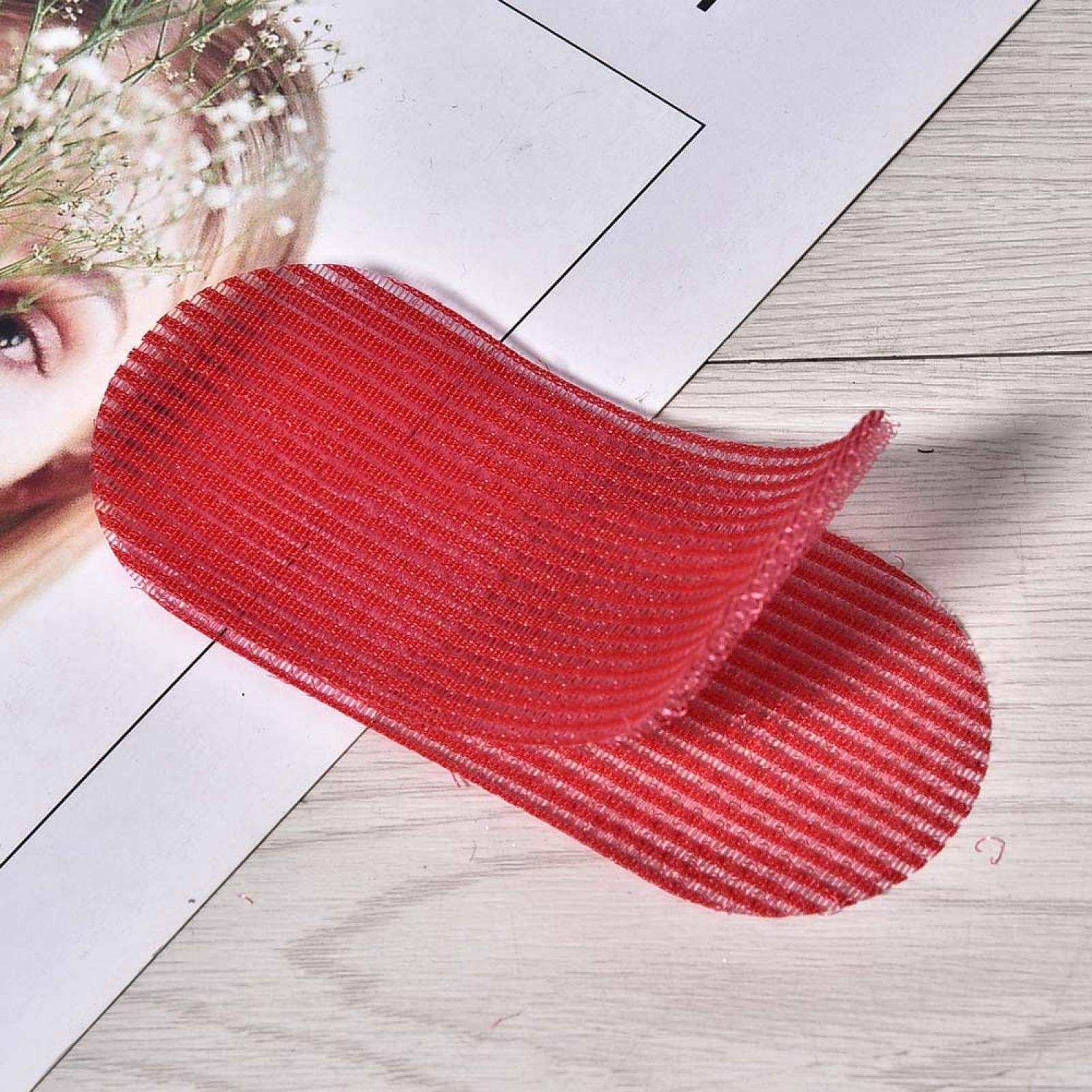 Non-Slip Hair Grippers & Fringe Holders - Red Hair Stickers for Men & Women - Secure Hair Pads for Home, Gym, and Outdoor Activities