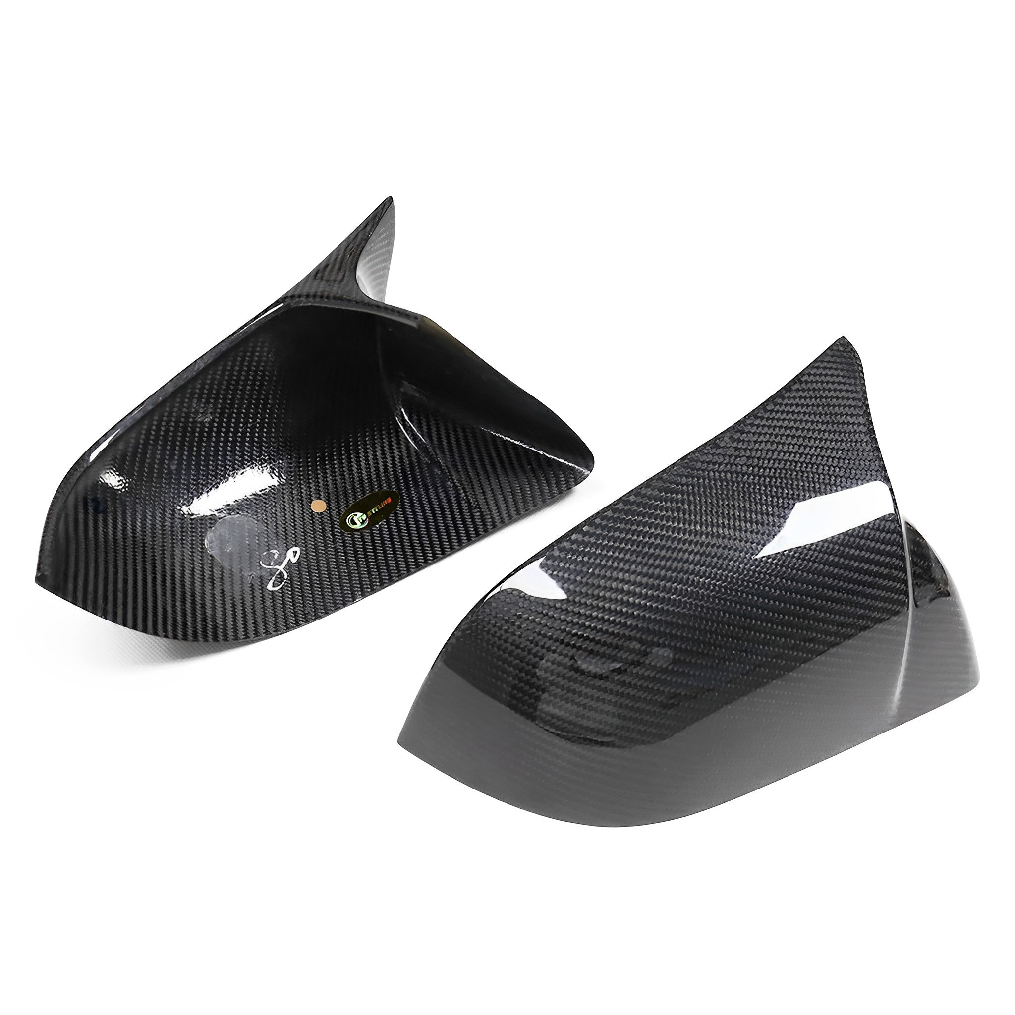 Premium Real Carbon Fiber Mirror Caps for Tesla Model 3/Y & 2024+ Model 3 Highland - Lightweight & Durable Exterior Upgrade for Enhanced Style & Protection (Perfect for Car Enthusiasts & Custom Builds)