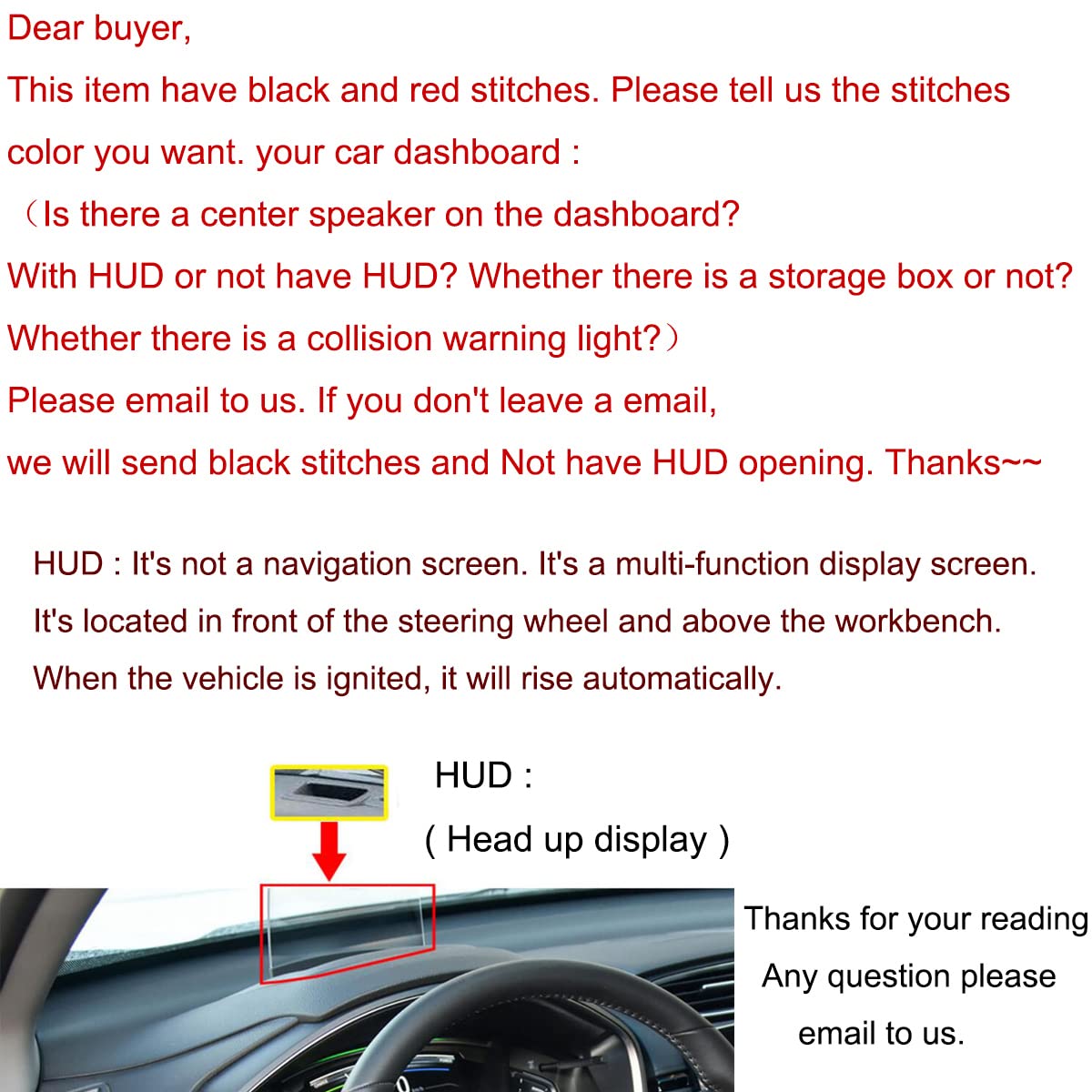 Premium Black Leather Car Dashboard Tray Cover for Toyota Camry 2018-2022 | Non-HUD Compatible | Anti-Slip Dash Pad Protector for Enhanced Driving Comfort