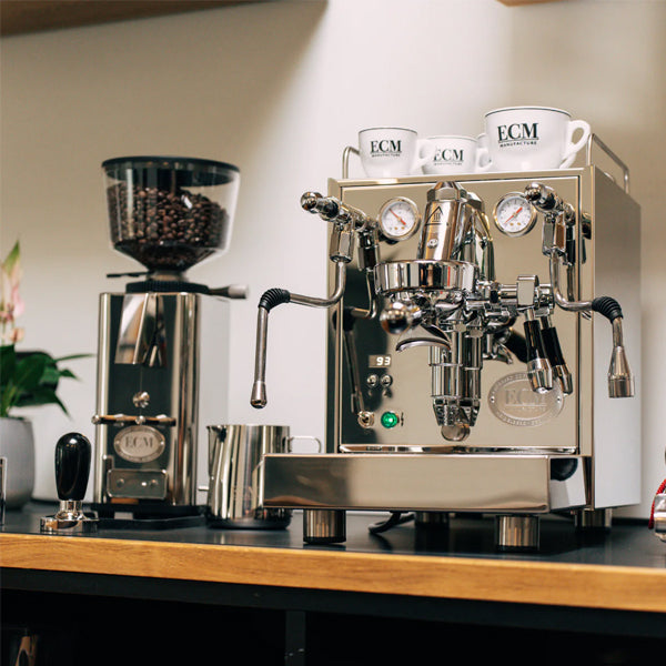 ECM Mechanika Max Professional Espresso Coffee Machine for Home Baristas - Perfect for Latte, Cappuccino & Americano Lovers