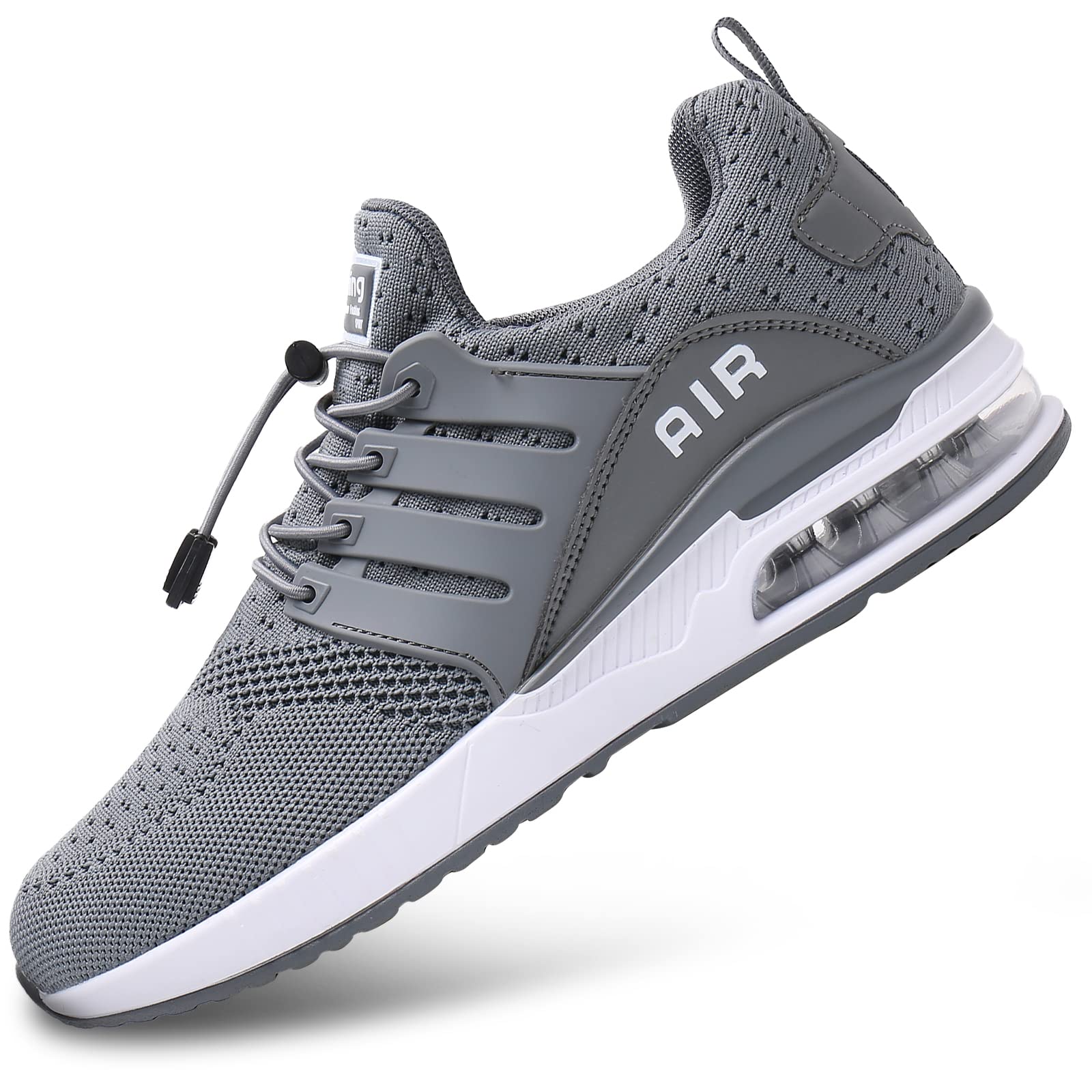 BOGOVER Men's Walking Shoes - Non-Slip Running Tennis Shoes with Air Cushion | Lightweight & Breathable Sneakers for Gym, Jogging, Walking & Daily Wear
