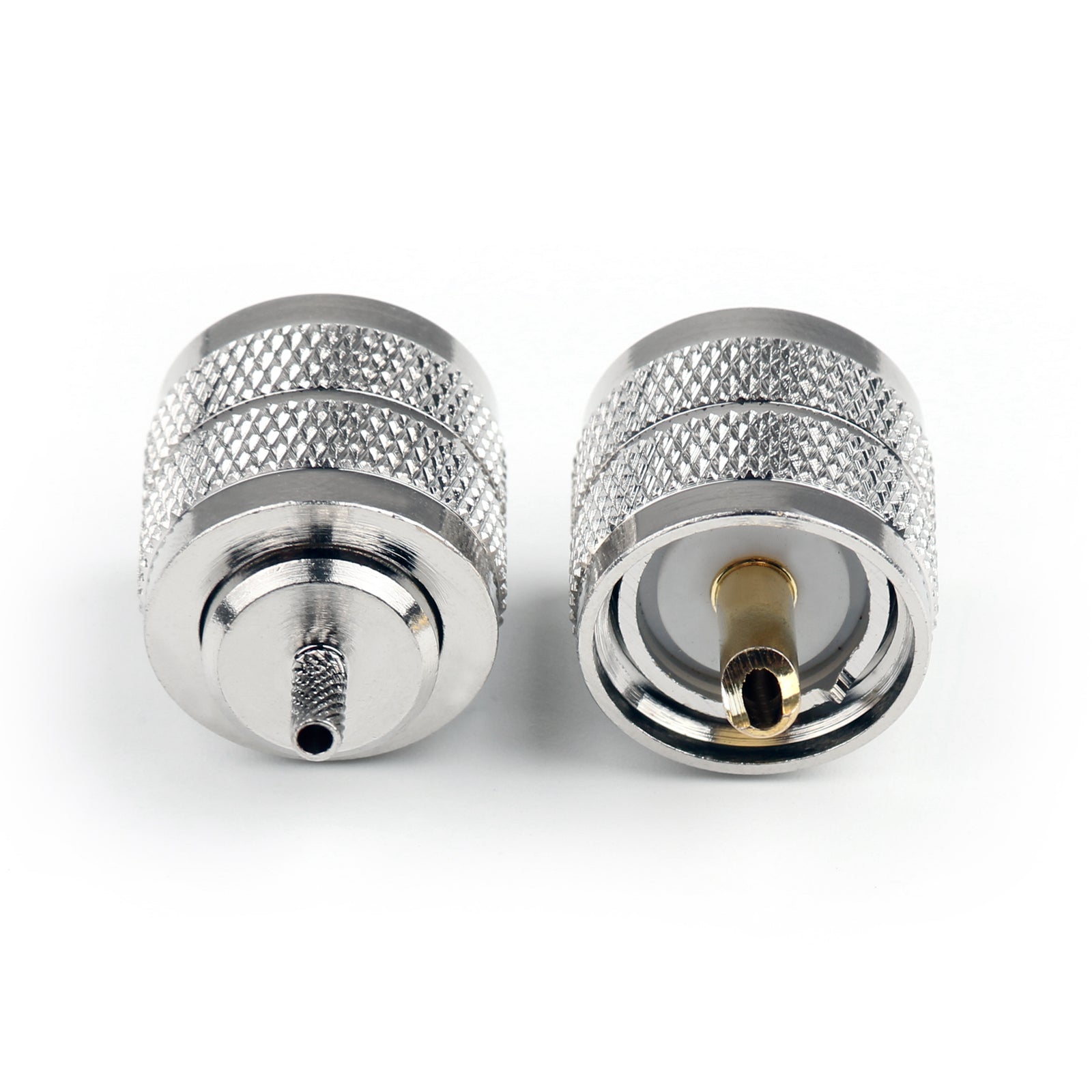 10Pcs UHF Plug Male PL259 Crimp Connector Adapter for RG316 RG174 RG178 LMR100 Coaxial Cables - Perfect for Ham Radio, CB Antenna, and CCTV Installations