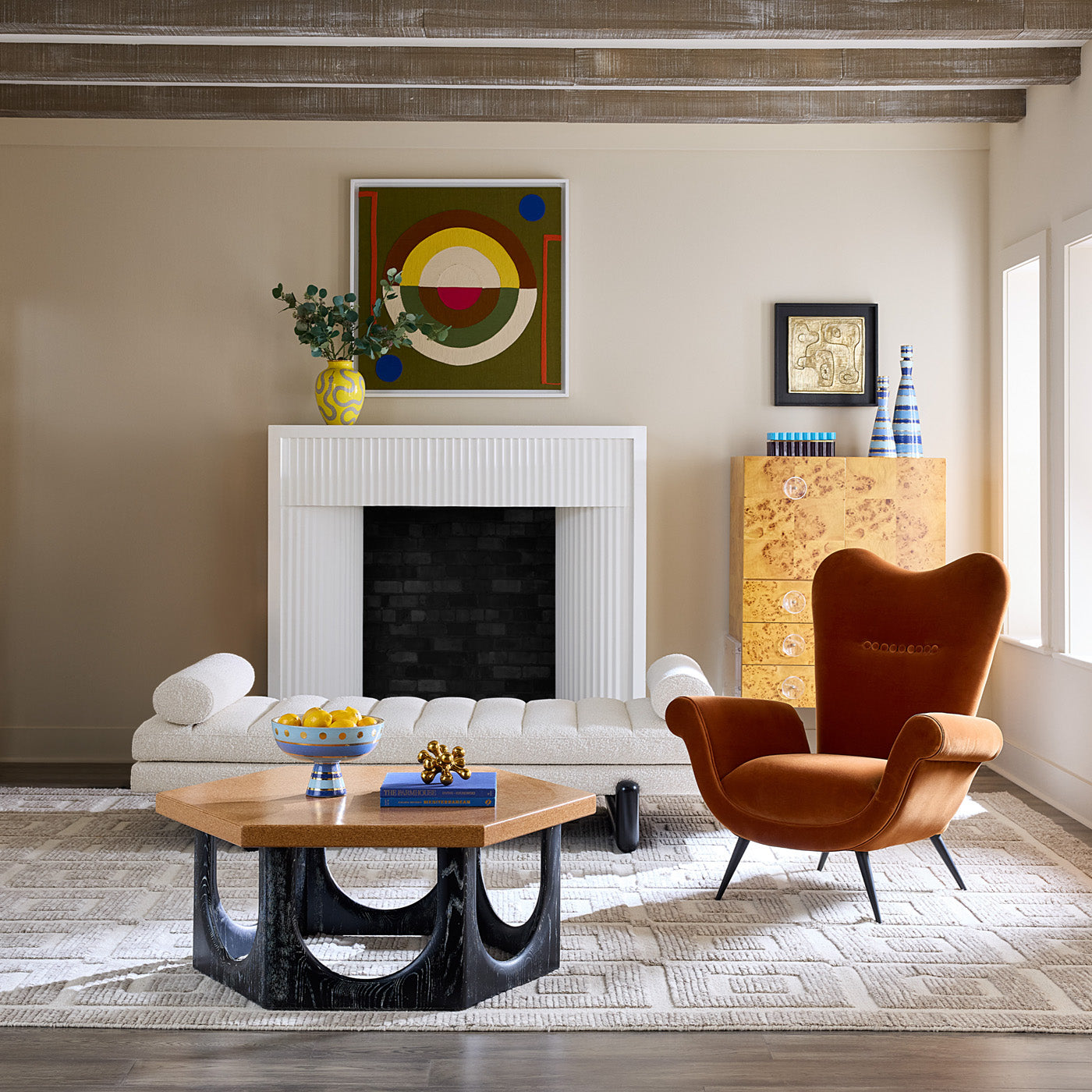 Monterey Bullseye Corded Art - Handmade Wall Decor for Home & Office - Perfect for Living Room, Bedroom, and Office Spaces