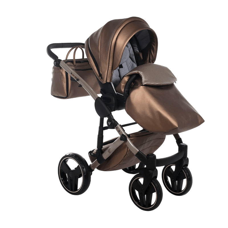 Junama Pilot Pram Stroller - Lightweight Baby Stroller with Adjustable Canopy & Storage Basket | Perfect for Travel, Shopping & Daily Walks