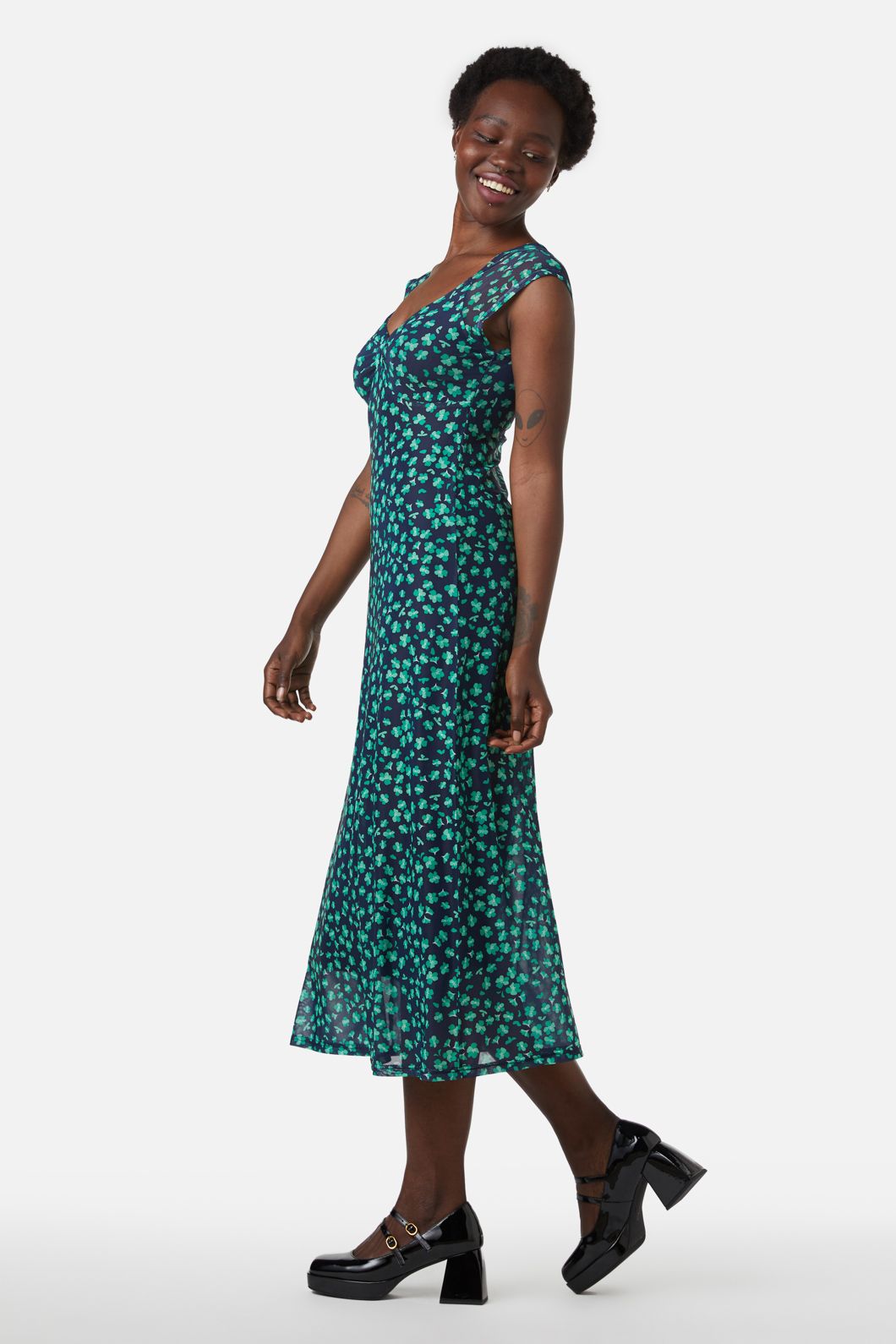 Mille Fleur Mesh Dress for Women - Floral Lace Boho Maxi Dress - Perfect for Summer Weddings, Beach Vacations & Date Nights