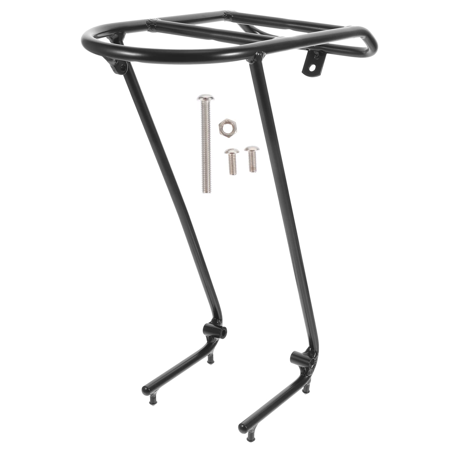 Universal Alloy Bicycle Front Rack - Durable Bike Front Bag Holder & Storage Accessory for Cycling Commuting, Touring & Outdoor Adventures