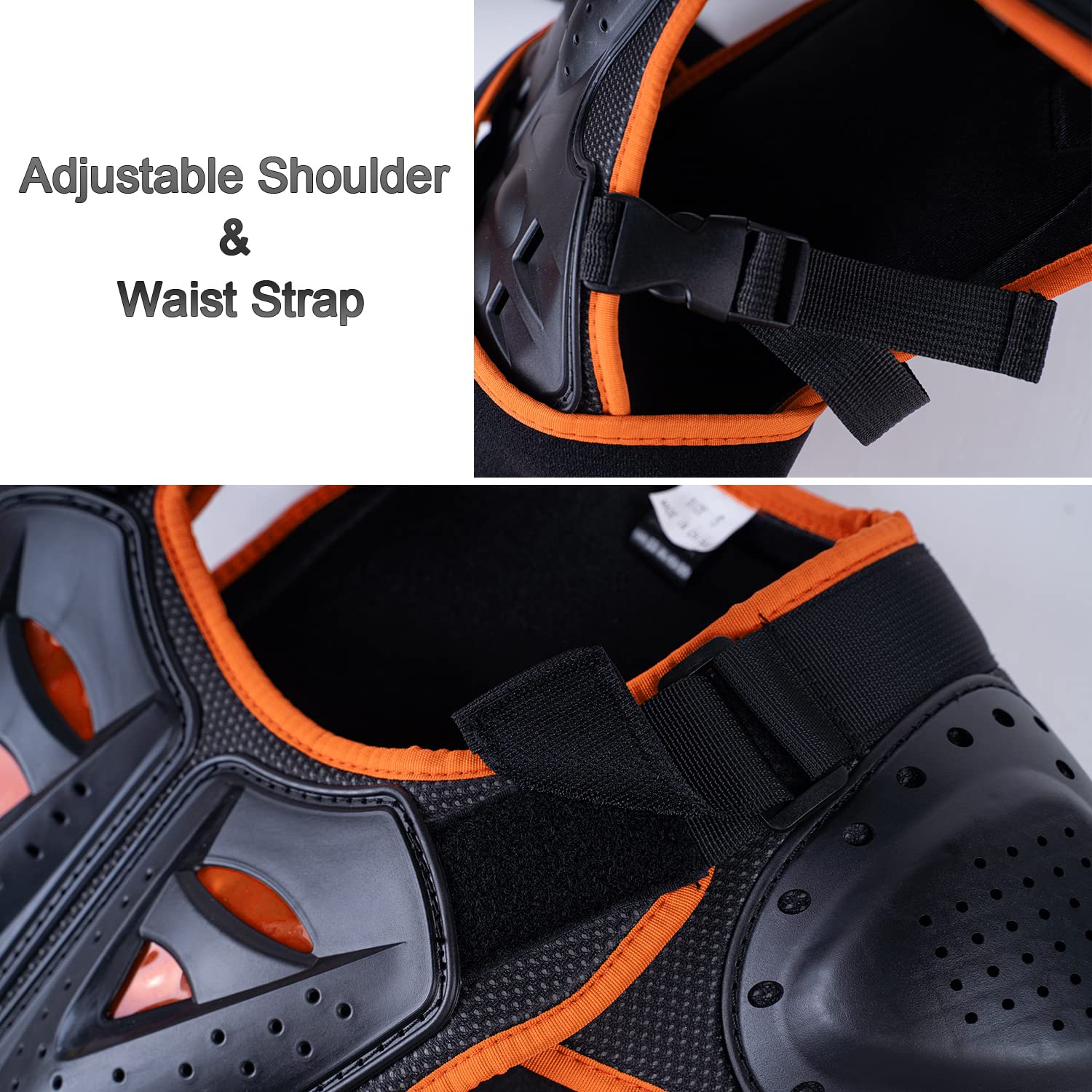 **Kids Dirt Bike Protective Vest - Chest & Spine Guard for Mountain Biking, Cycling & Off-Road Riding - Lightweight & Durable Safety Gear for Young Riders**    *(Perfect for Motocross, Trail Riding & Outdoor Adventures!)*