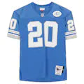 Barry Sanders Detroit Lions Autographed Mitchell & Ness Blue Authentic Jersey with HOF 04 Inscription - Signed NFL Football Jersey for Collectors & Fans - Perfect for Memorabilia Display, Sports Room Decor & Game Day Outfits