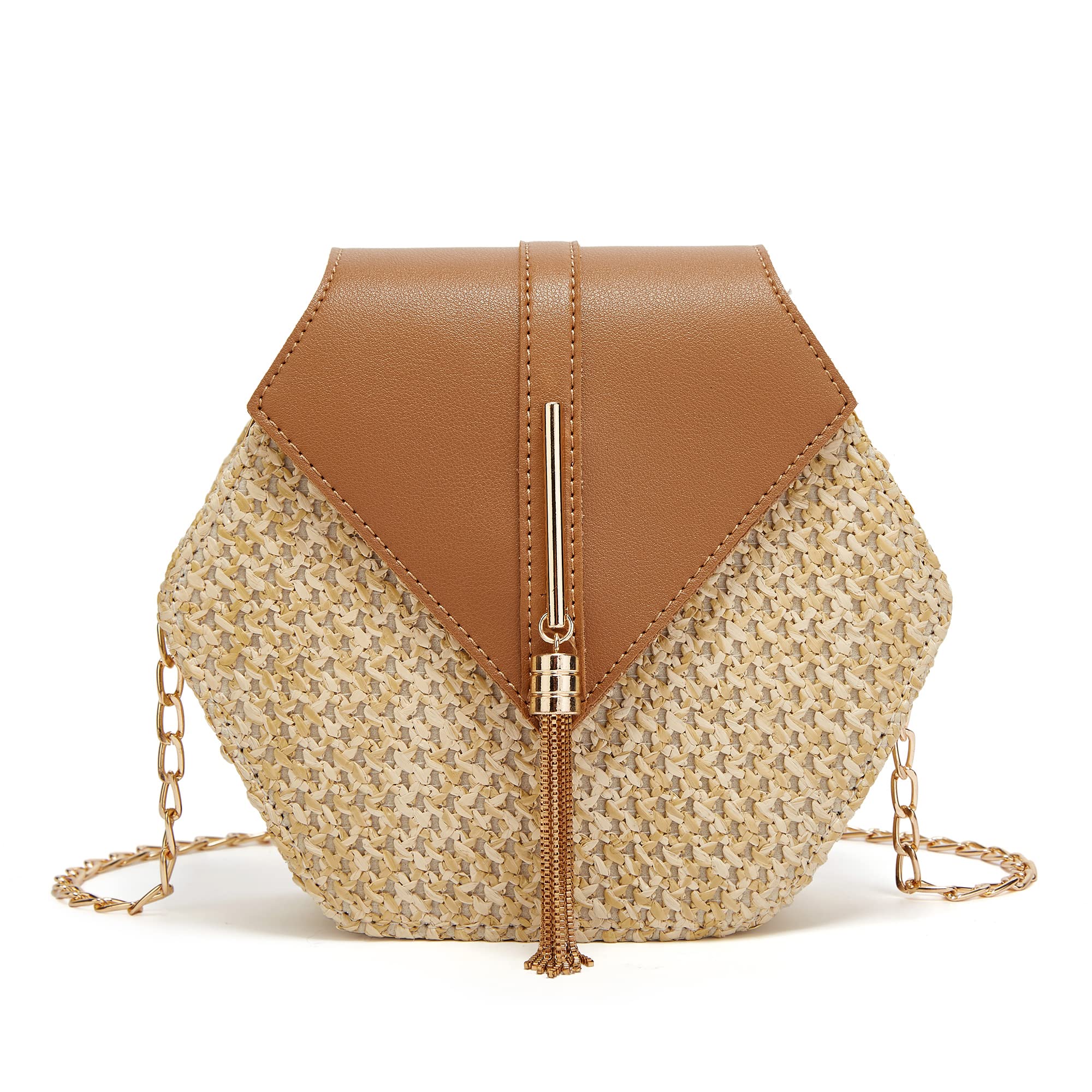 Stylish Straw Crossbody Bags for Women - Fashionable Beach Tote, Hobo & Satchel Handbags - Cute Summer Travel Bags 2024 - Perfect for Beach Vacations, Shopping & Outdoor Adventures