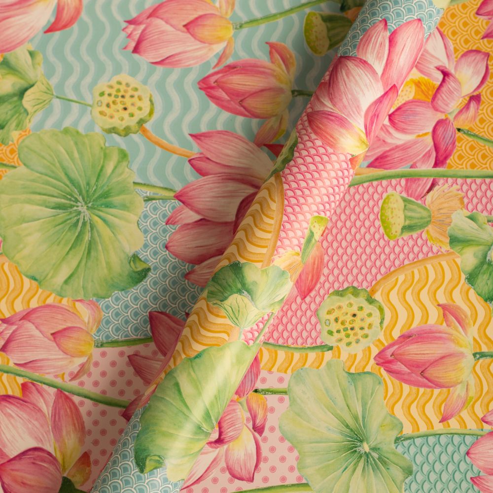 Blush & Bloom Floral Bundle Wrapping Sheets - 20/40 Pack for Gift Wrapping, Wedding Decor & Party Supplies | Premium Floral Design Tissue Paper for DIY Crafts, Bouquet Packaging & Event Styling