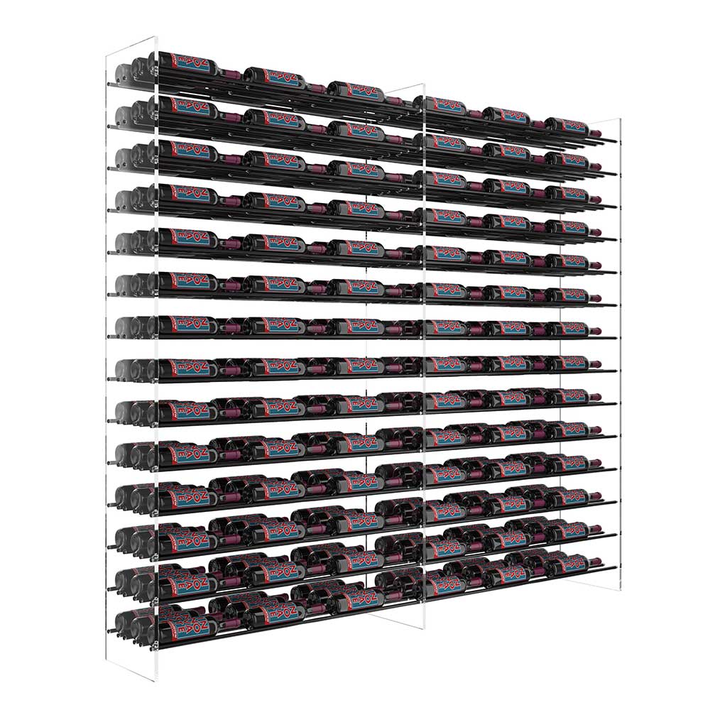 72 Inch Evolution Wine Tower - Sturdy Metal & Acrylic Wine Rack for 30+ Bottles - Perfect for Home Bar, Dining Room, and Wine Cellar Organization