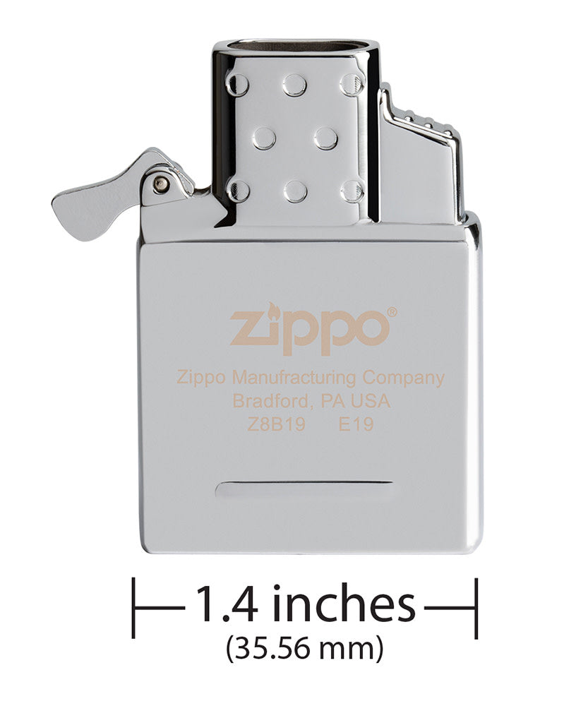 Premium Single Torch Butane Lighter Insert - Windproof Refillable Lighter for Cigars, Camping & Outdoor Use