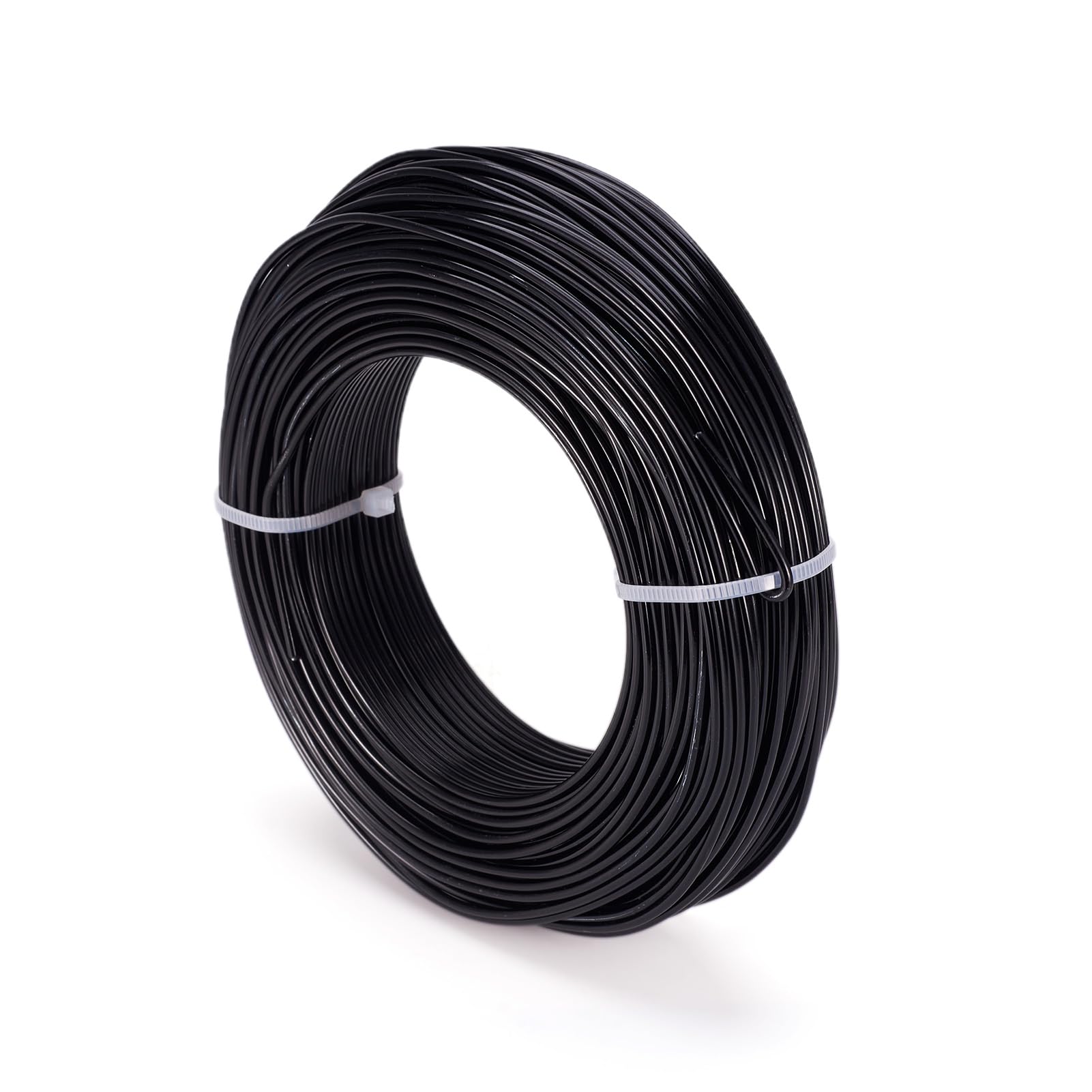 12 Gauge Black Aluminum Craft Wire - 180 Feet Bendable Jewelry Making Wire for Beading, DIY Metal Crafts | Perfect for Necklaces, Bracelets & Home Decor Projects