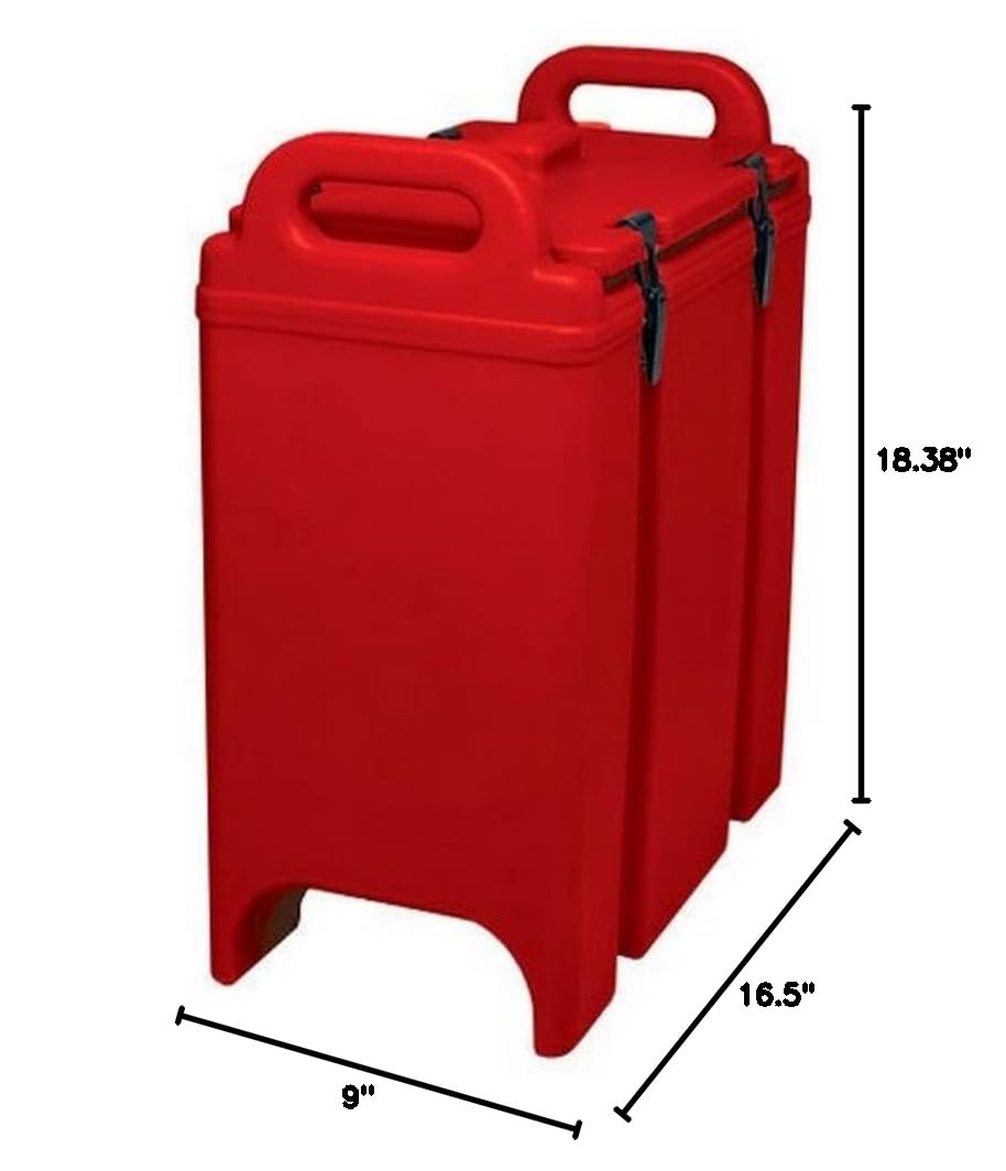 Cambro 350LCD158 3.38 Gallon Insulated Soup Carrier - Camtainer® Food Container for Catering, Restaurants & Hot Meal Delivery