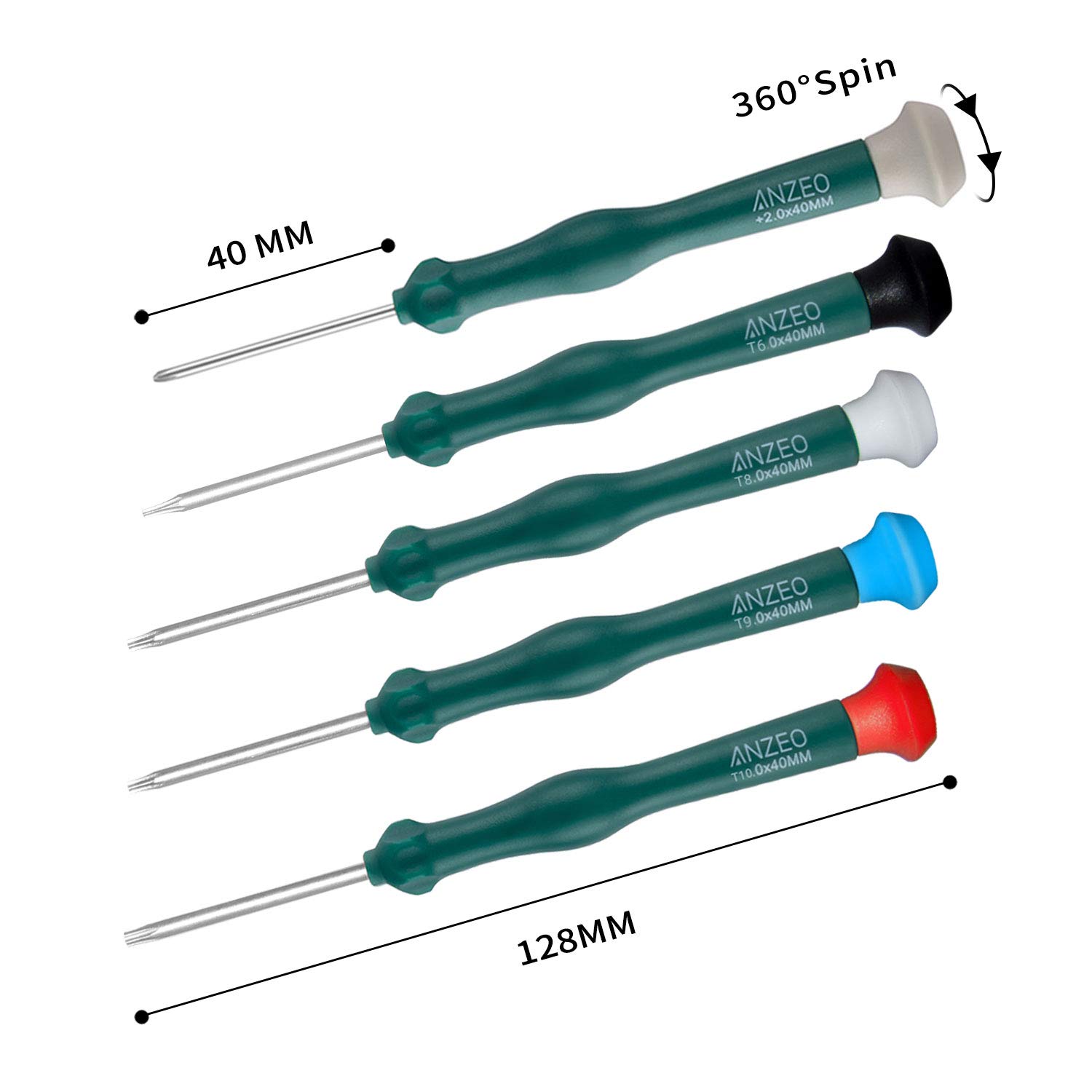 Premium T6 T8 T9 T10 Xbox One Screwdriver Set - 9-in-1 Torx Security Repair Tool Kit for Xbox One/Xbox 360/PS3/PS4/PS5 Controller with Brush, Tweezers & Opening Pry Tools - Perfect for Gaming Console Maintenance & DIY Repairs