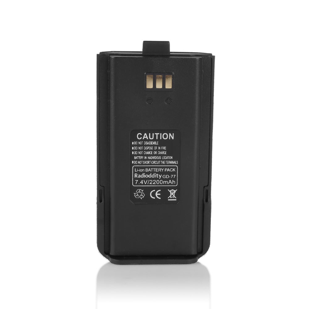 Replacement Battery for Radioddity GD-77 GD-77S GA-510 - High Capacity Li-ion Battery Pack - Perfect for Ham Radio & Two-Way Communication Devices