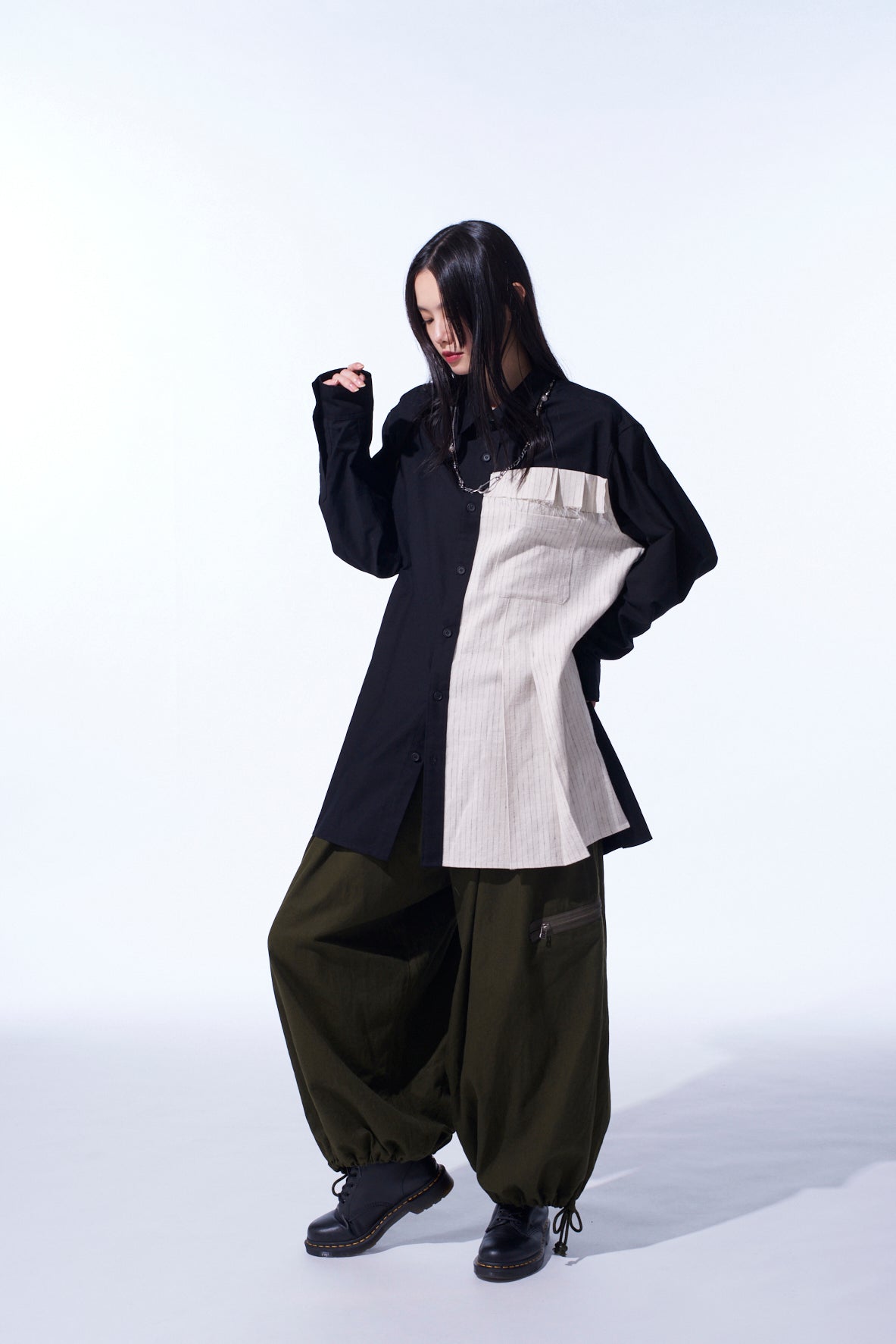 Breathable Cotton Drill Zipper Pocket Balloon Pants for Women & Men - Comfortable Loose Fit Casual Trousers for Yoga, Travel, and Everyday Wear