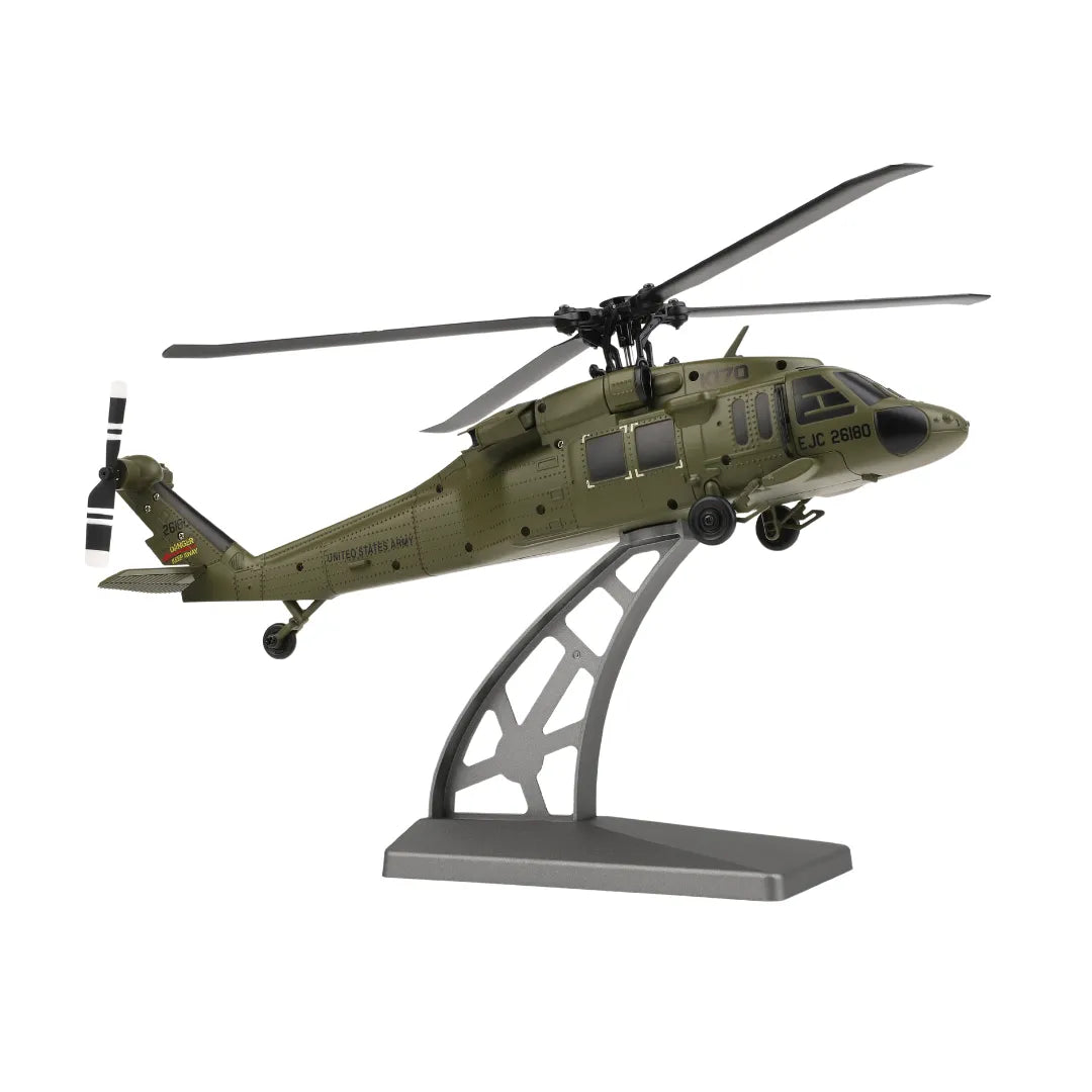 WLTOYS XK K170 RC Helicopter - BlackHawk UH-60L 260mm 2.4G 4CH with 1106 Brushless Motor - Indoor/Outdoor Flying Drone for Adults & Kids, Perfect for Hobbyists, Beginners and RC Enthusiasts