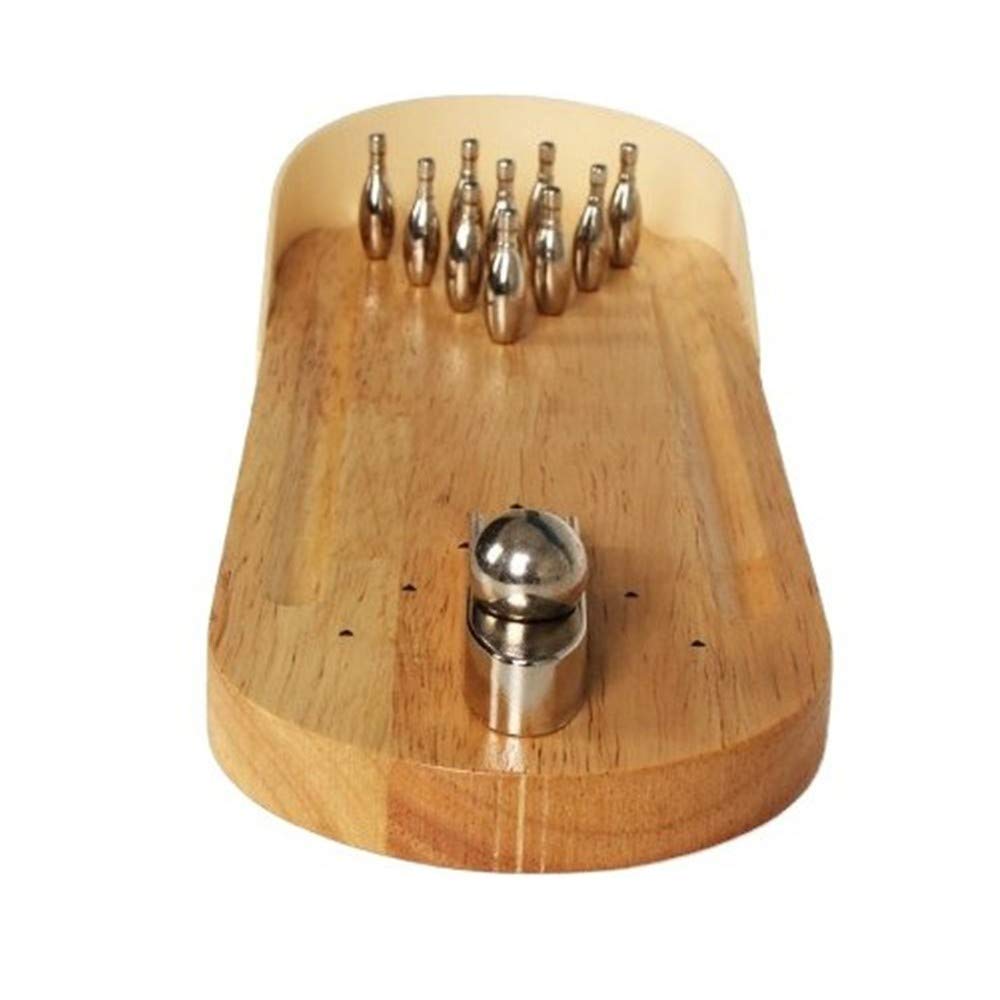 Mini Wooden Desktop Bowling Game - Fun Tabletop Bowling Toy for Kids & Adults, Perfect for Home, Office, and Party Entertainment