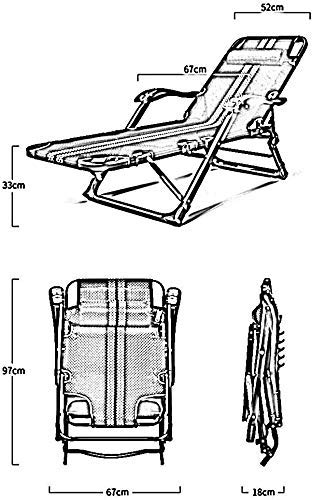 Portable Folding Chair with Breathable Mesh - Zero Gravity Recliner for Office, Beach, Balcony & Lunch Break - Comfortable Armchair for Elderly & Pregnant Women | Perfect for Relaxing, Lounging & Outdoor Activities