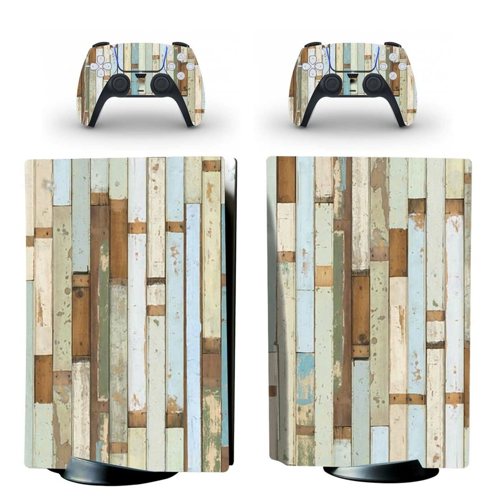 FXCON Anime Vinyl Skin Wrap for PS5 Disk Edition Console & 2 Controllers - Bubble-Free, Durable, Scratch-Resistant (28071) - Perfect for Gaming Setups & Anime-Themed Rooms