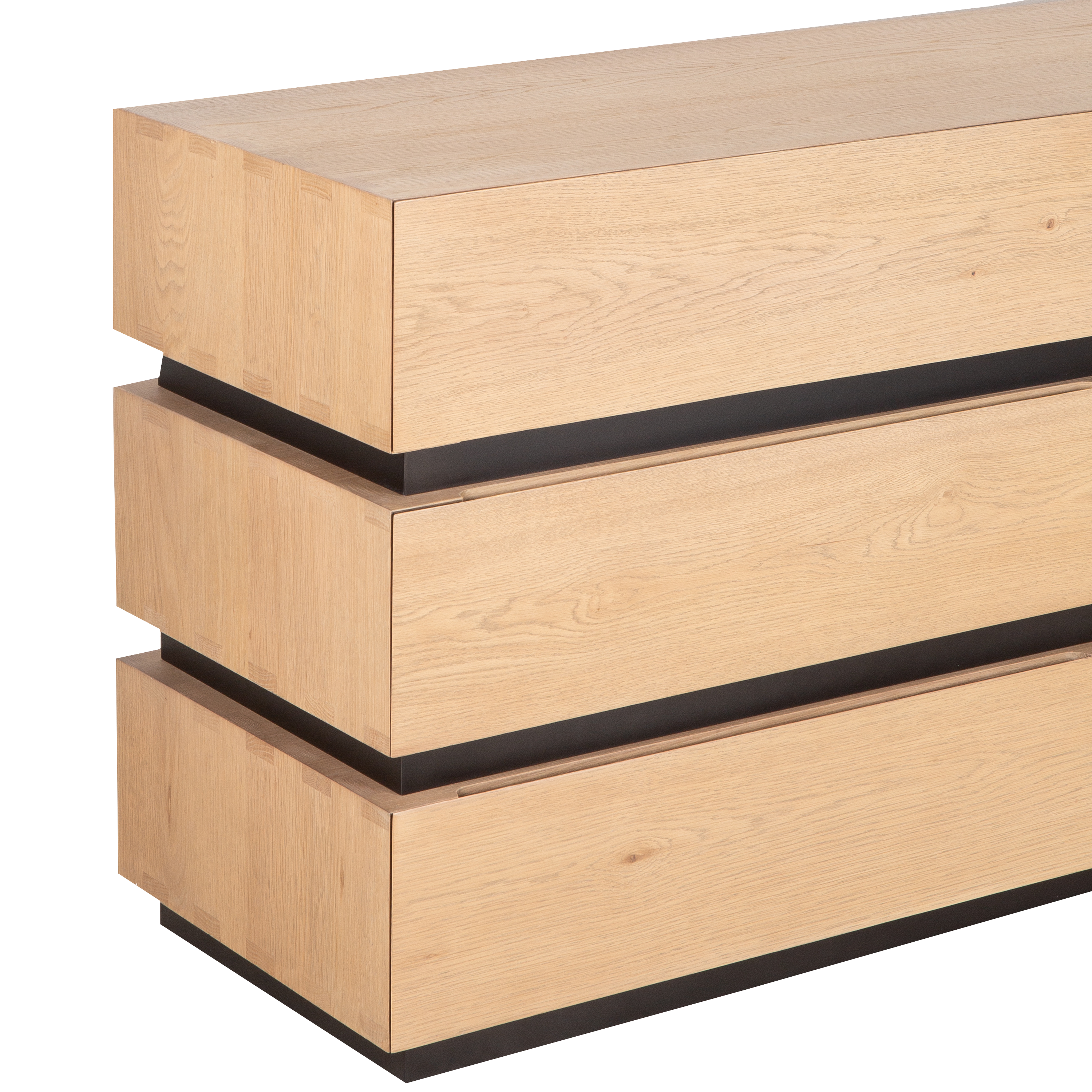 Modern 5-Drawer Dresser for Bedroom - Solid Wood Chest of Drawers with Metal Handles, Stylish Storage Organizer for Clothes, Bedroom Furniture, Home Decor
