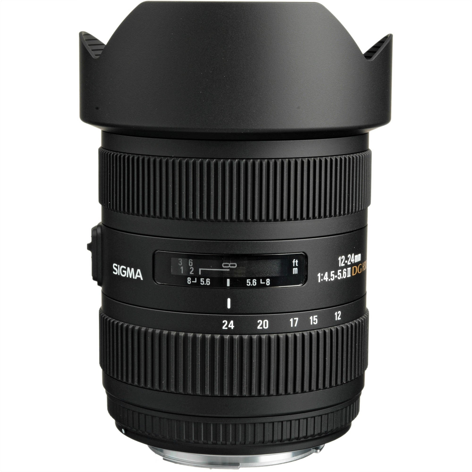 Sigma 12-24mm F4.5-5.6 II EX DG ASP HSM Wide Angle Zoom Lens for Canon DSLR Cameras - Perfect for Landscape, Architecture & Interior Photography