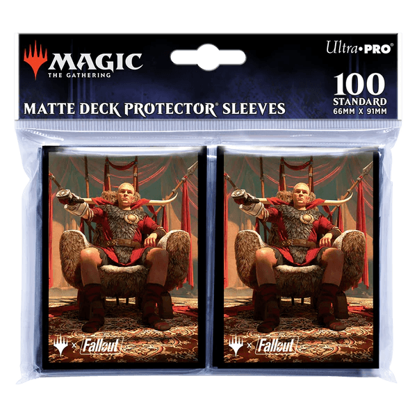 Fallout® Caesar, Legion’s Emperor Deck Protector® Sleeves (100ct) for Magic: The Gathering - Premium Card Sleeves for TCG, Collectible Card Games, and Gaming Tournaments
