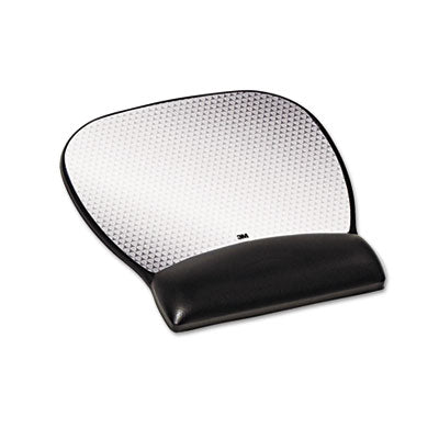 3M™ Antimicrobial Gel Mouse Pad with Comfortable Wrist Rest - 9.25
