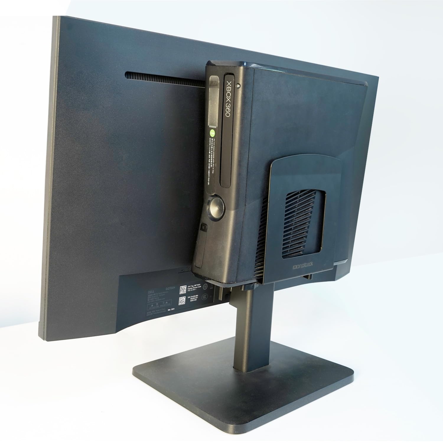 Monzlteck Adjustable Wall Mount for Small Computers & Gaming Consoles - Universal Holder for Xbox 360, Xbox One, PS4, Mini PC, SFF Desktop & UPS (1.6