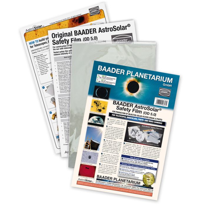Baader AstroSolar Safety Film - Solar Filter for Telescopes & Binoculars - Safe Sun Viewing for Astronomy & Solar Eclipse Observation
