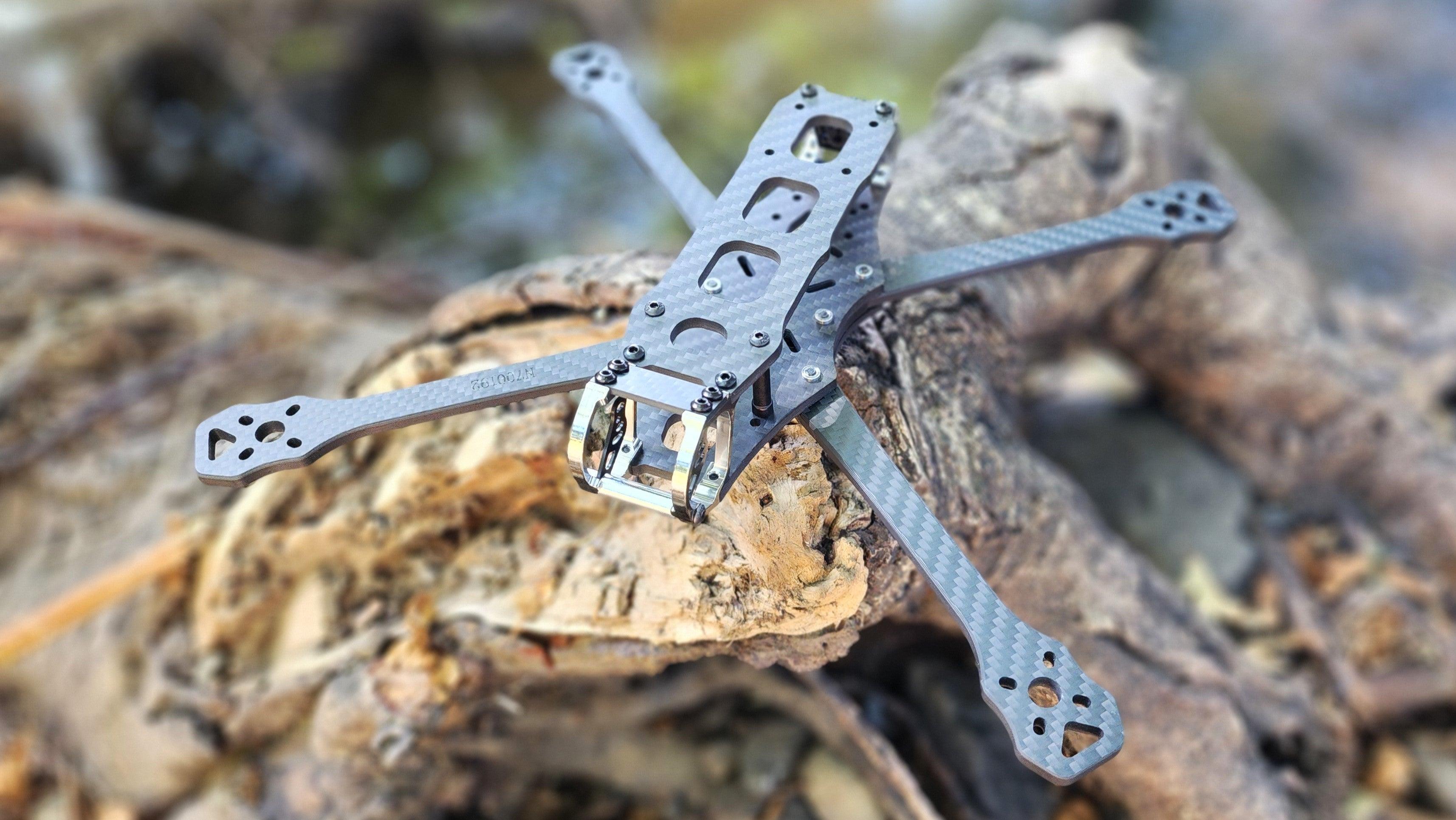 Armattan Nutria Frame Kit - 5 Inch & 7 Inch Drone Frames for FPV Racing and Freestyle Flying | Lightweight Carbon Fiber Quadcopter Frame | DIY Drone Building Kit for Beginners and Professionals